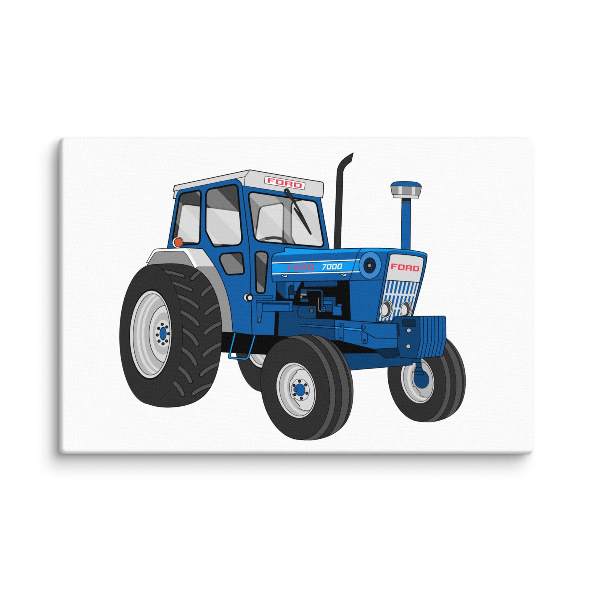 The Tractor Mugs Store 12″×18″ Ford 7000 | Canvas Quality Farmers Merch