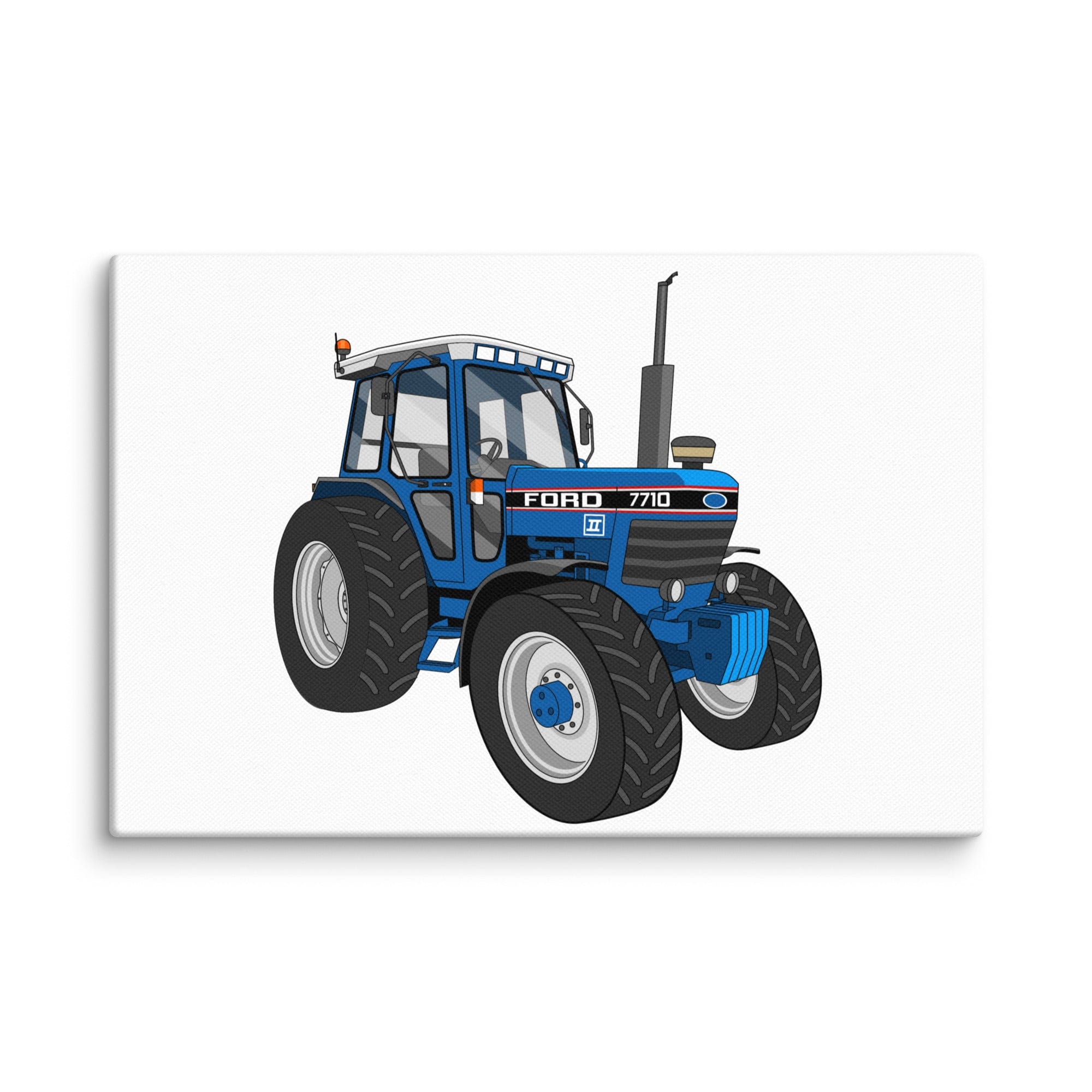 The Tractor Mugs Store 12″×18″ Ford 7710 | Canvas Quality Farmers Merch