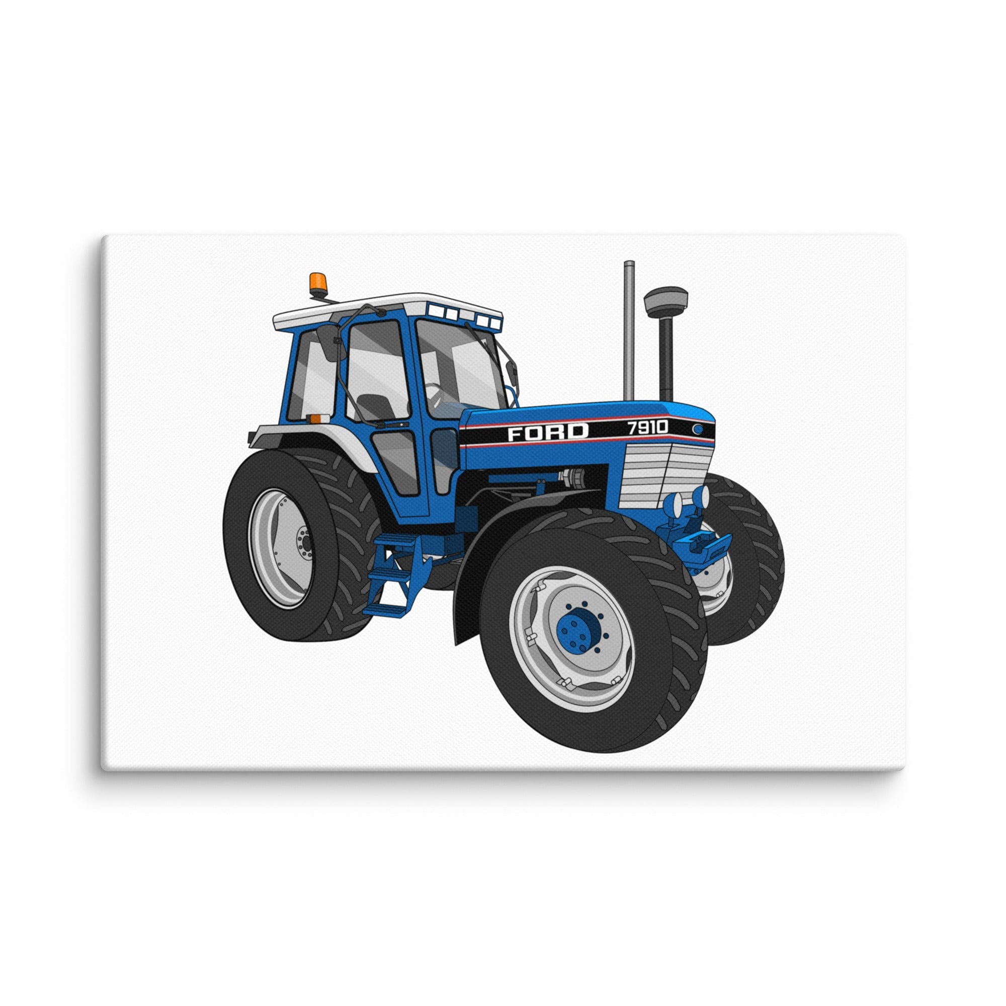 The Tractor Mugs Store 12″×18″ Ford 7910 | Canvas Quality Farmers Merch