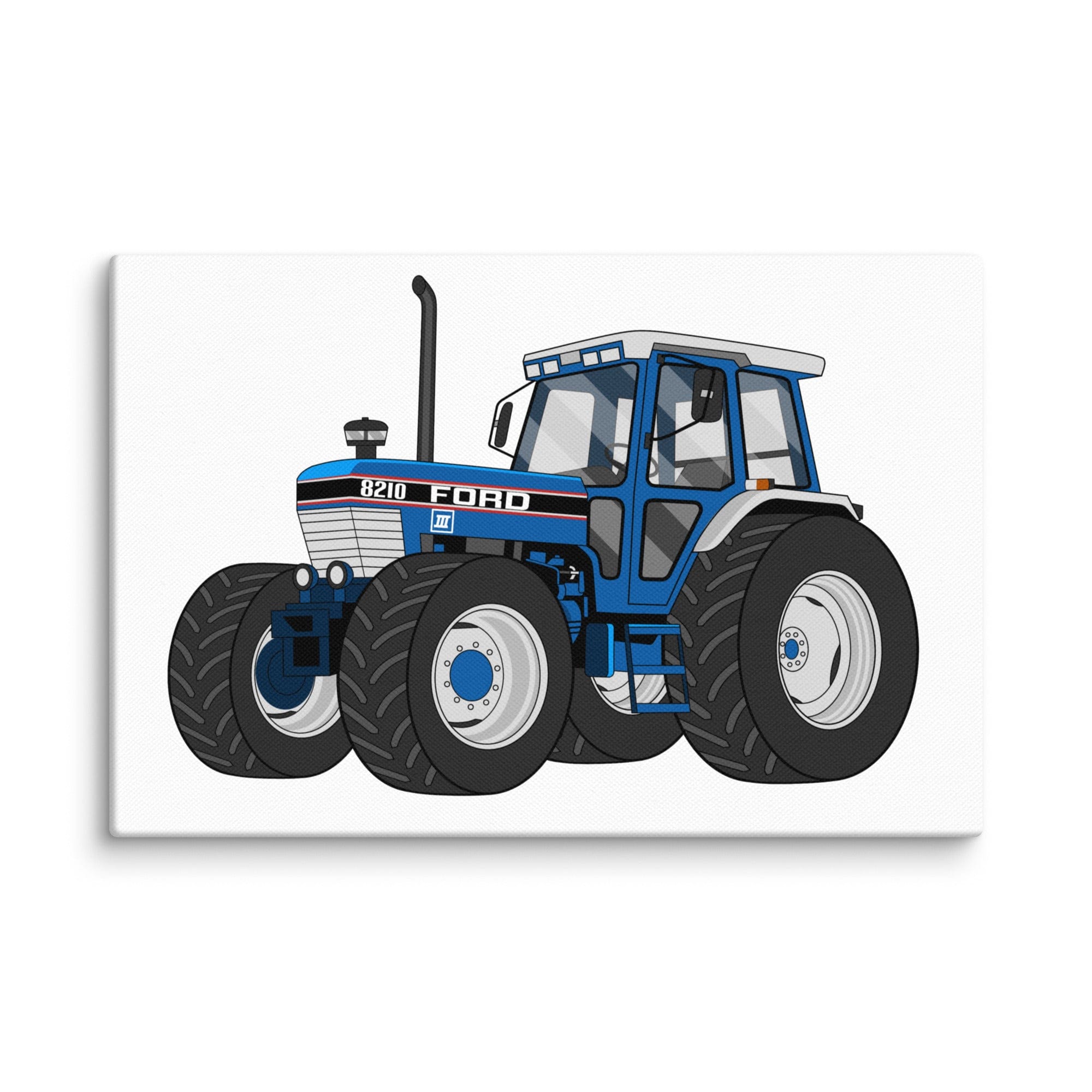 The Tractor Mugs Store 12″×18″ Ford 8210 4WD | Canvas Quality Farmers Merch