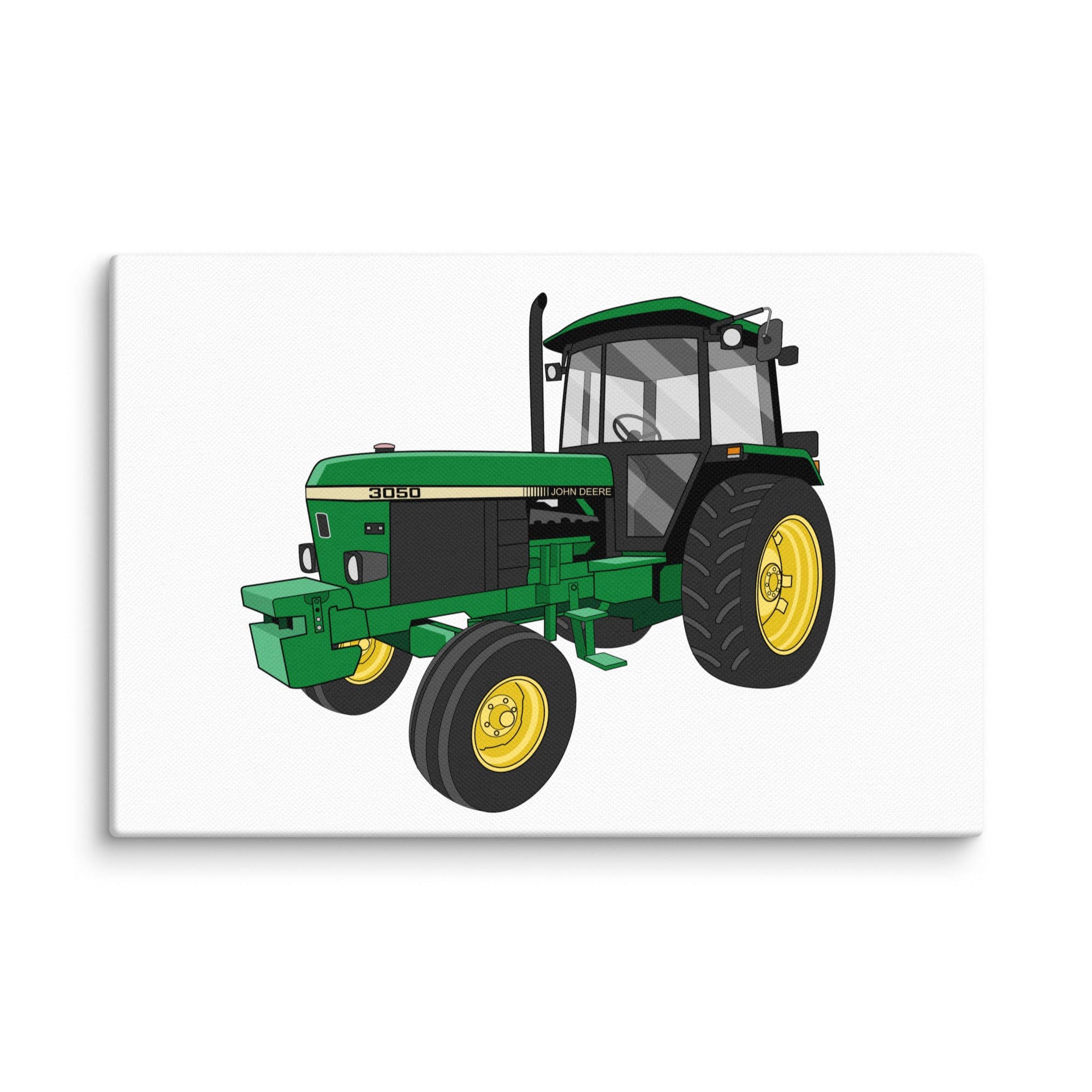 The Tractor Mugs Store 12″×18″ John Deere 3050 2WD | Canvas Quality Farmers Merch