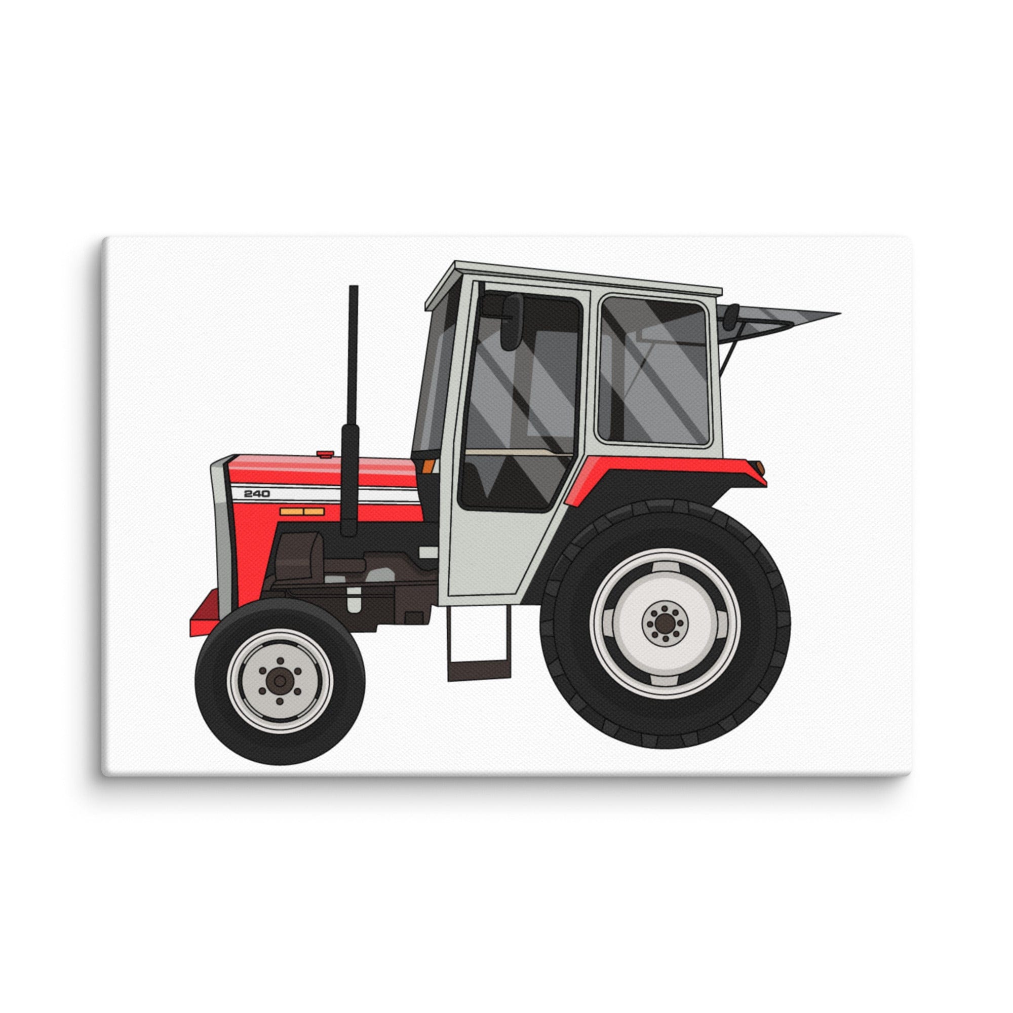 The Tractor Mugs Store 12″×18″ Massey Ferguson 240 | Canvas Quality Farmers Merch