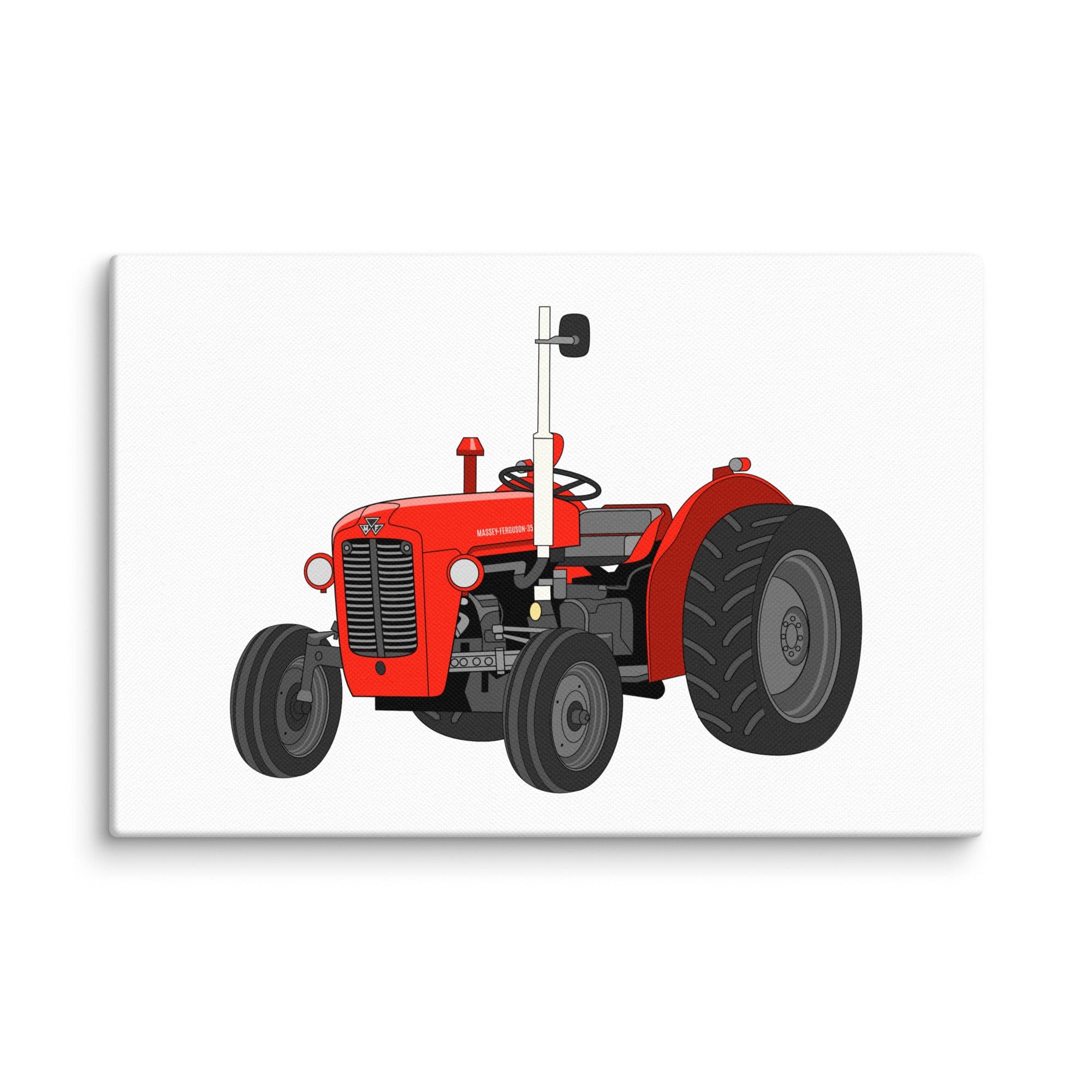 The Tractor Mugs Store 12″×18″ Massey Ferguson 35X | Canvas Quality Farmers Merch