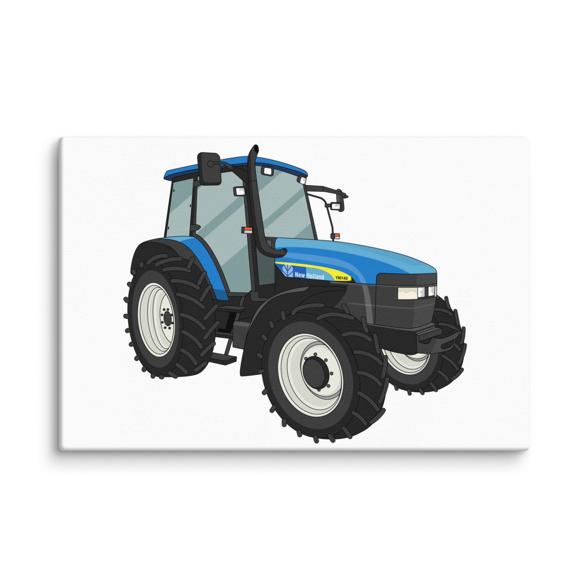 The Tractor Mugs Store 12″×18″ New Holland TM 140 | Canvas Quality Farmers Merch