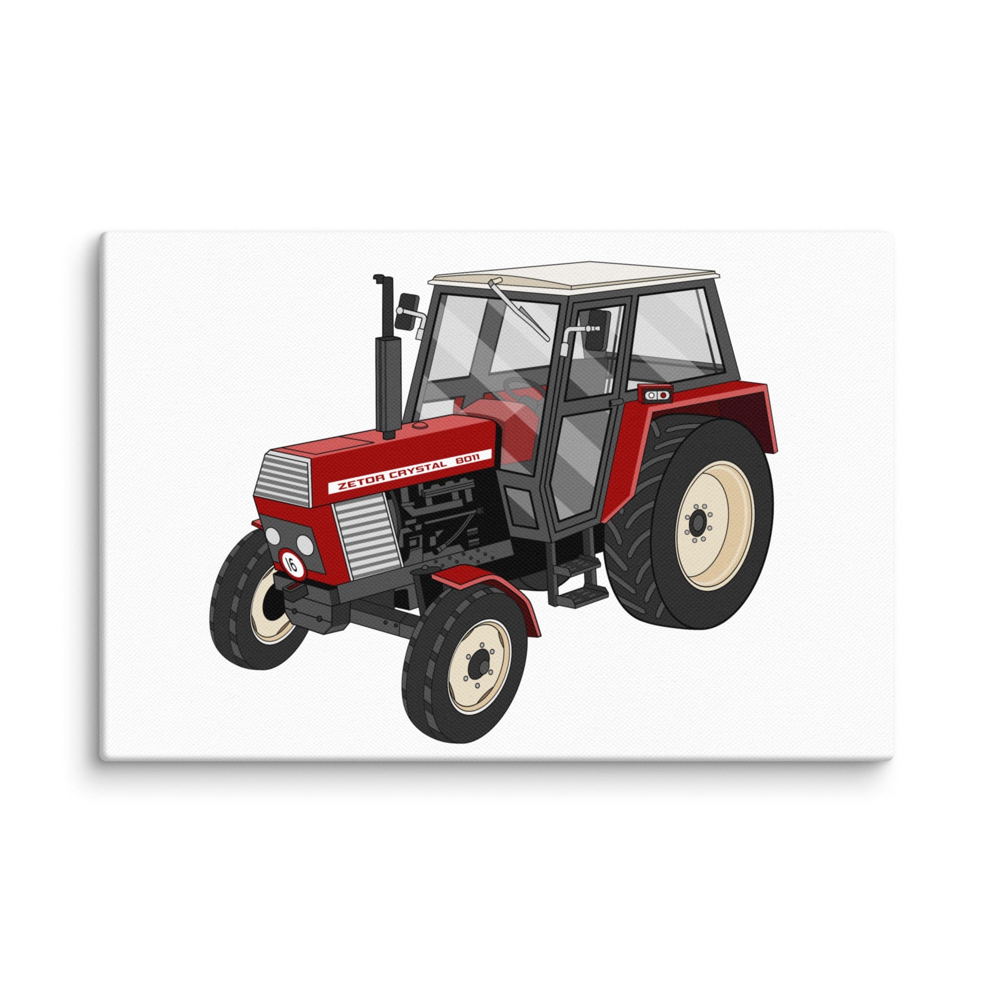 The Tractor Mugs Store 12″×18″ Zetor Crystal 8011 | Canvas Quality Farmers Merch