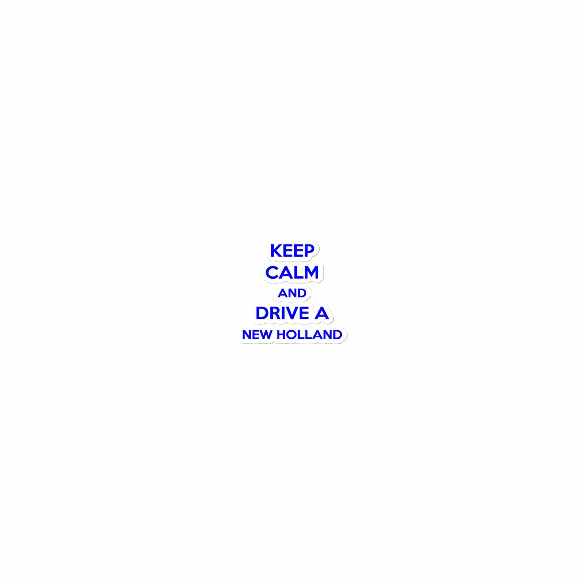 The Tractor Mugs Store 15″×3.75″ Keep Calm New Holland | Bubble-free stickers Quality Farmers Merch