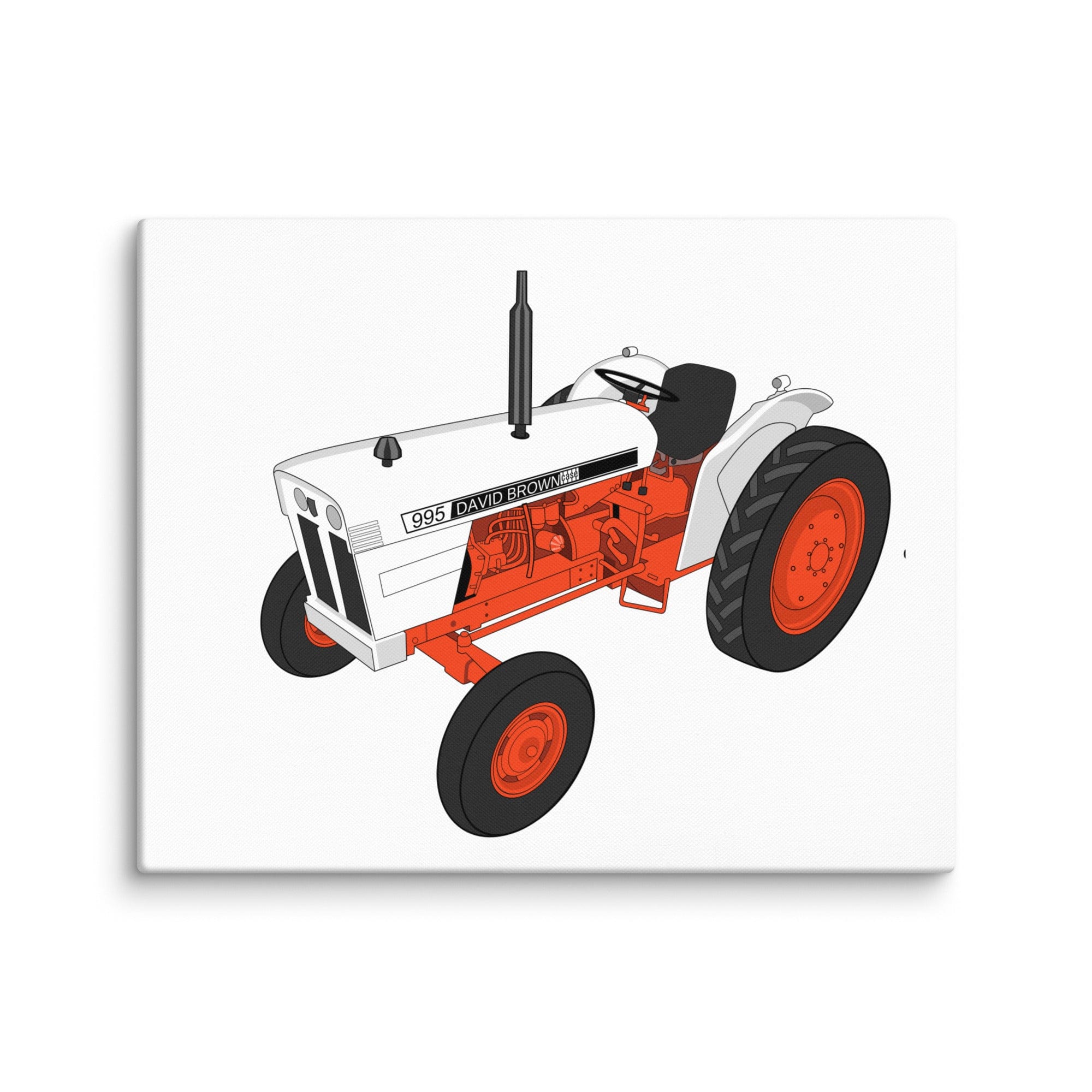 The Tractor Mugs Store 16″×20″ Case David Brown 995 (1973) | Canvas Quality Farmers Merch