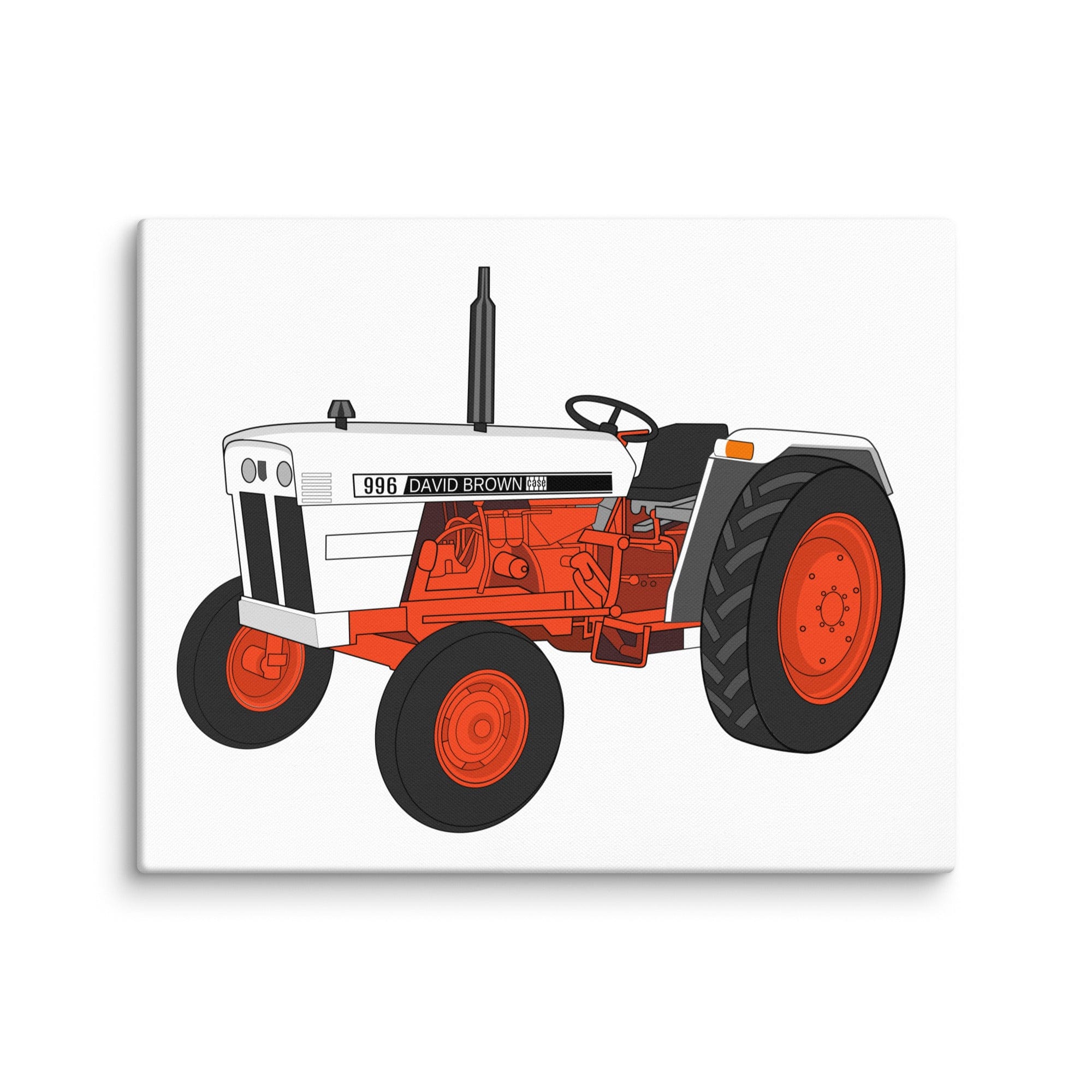 The Tractor Mugs Store 16″×20″ Case David Brown 996 (1974) | Canvas Quality Farmers Merch