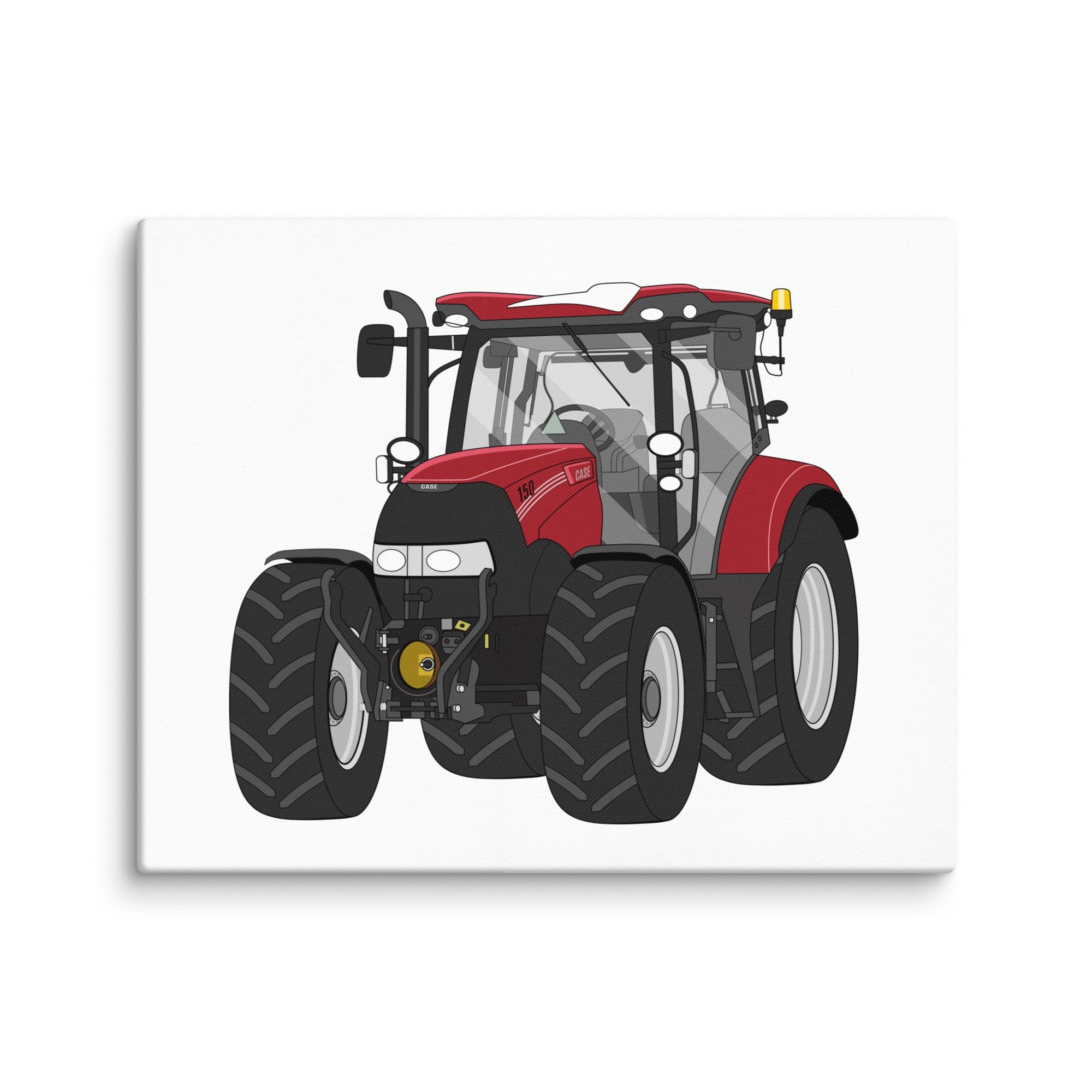 The Tractor Mugs Store 16″×20″ Case IH Maxxum 150 Activedrive 8 | Canvas Quality Farmers Merch