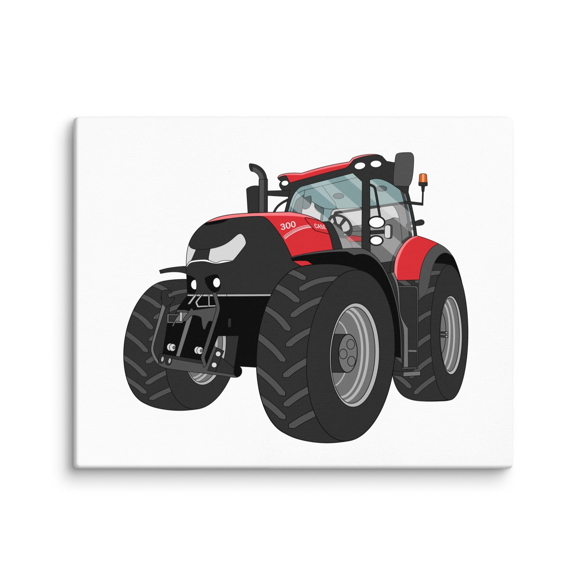 The Tractor Mugs Store 16″×20″ Case IH Optum 300 CVX | Canvas Quality Farmers Merch