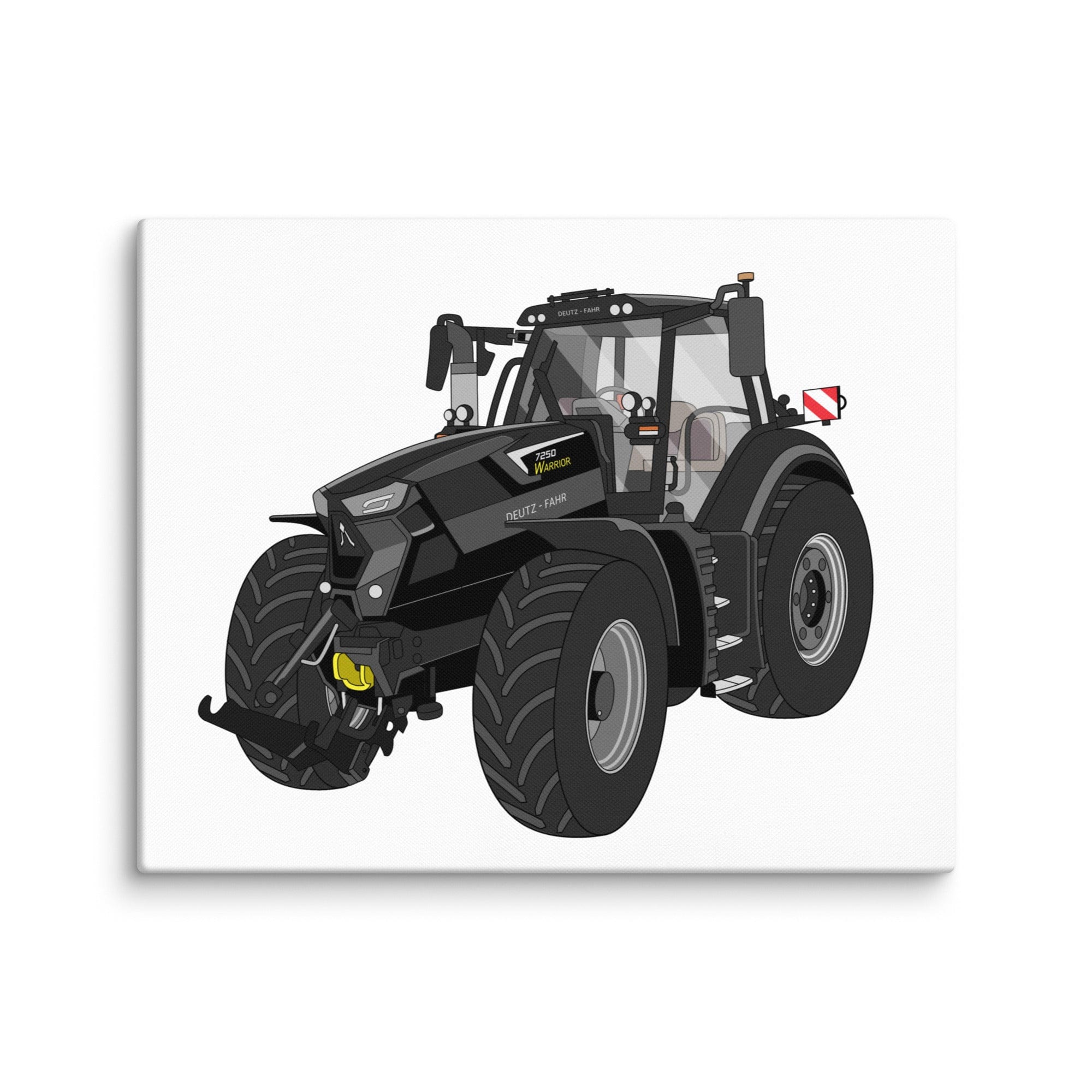 The Tractor Mugs Store 16″×20″ Deutz-Fahr 7250 TTV Warrior Edition | Canvas Quality Farmers Merch