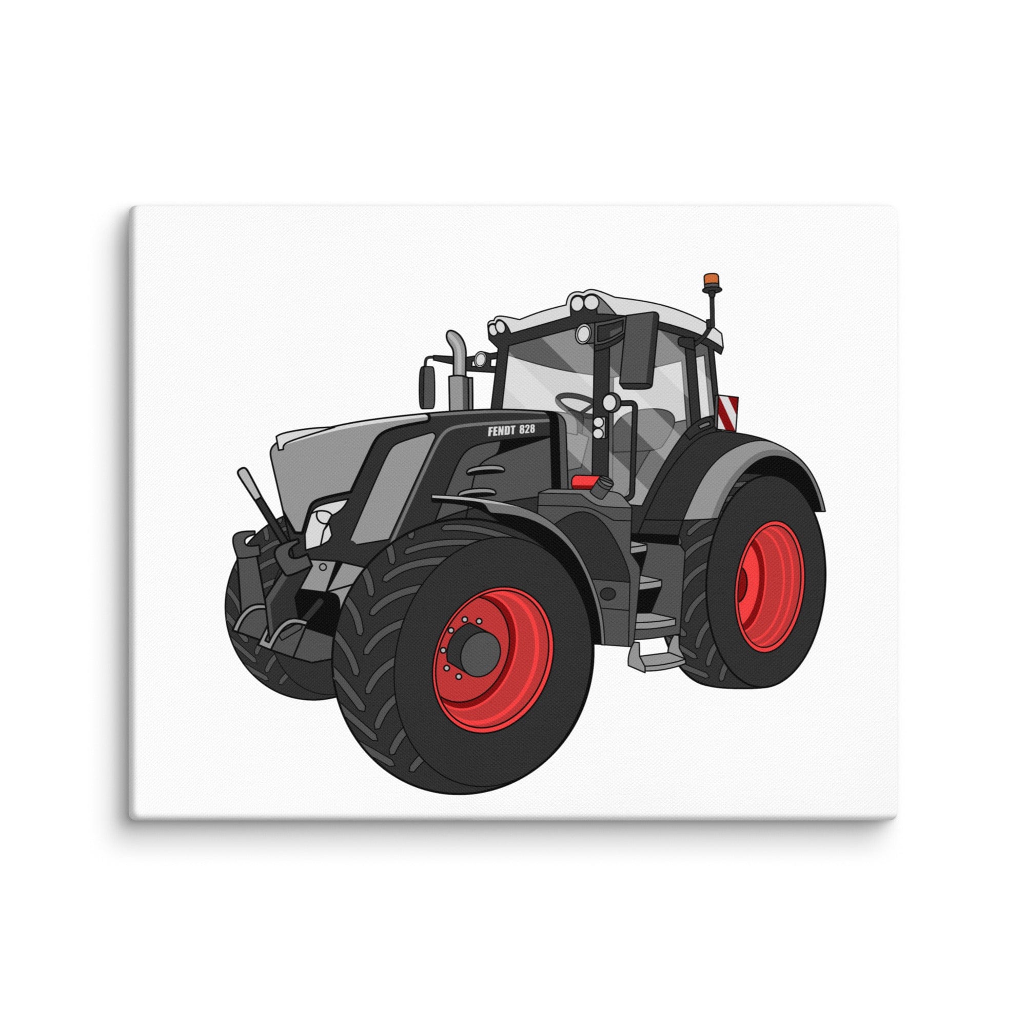 The Tractor Mugs Store 16″×20″ Fendt 828 Profi Black Beauty | Canvas Quality Farmers Merch