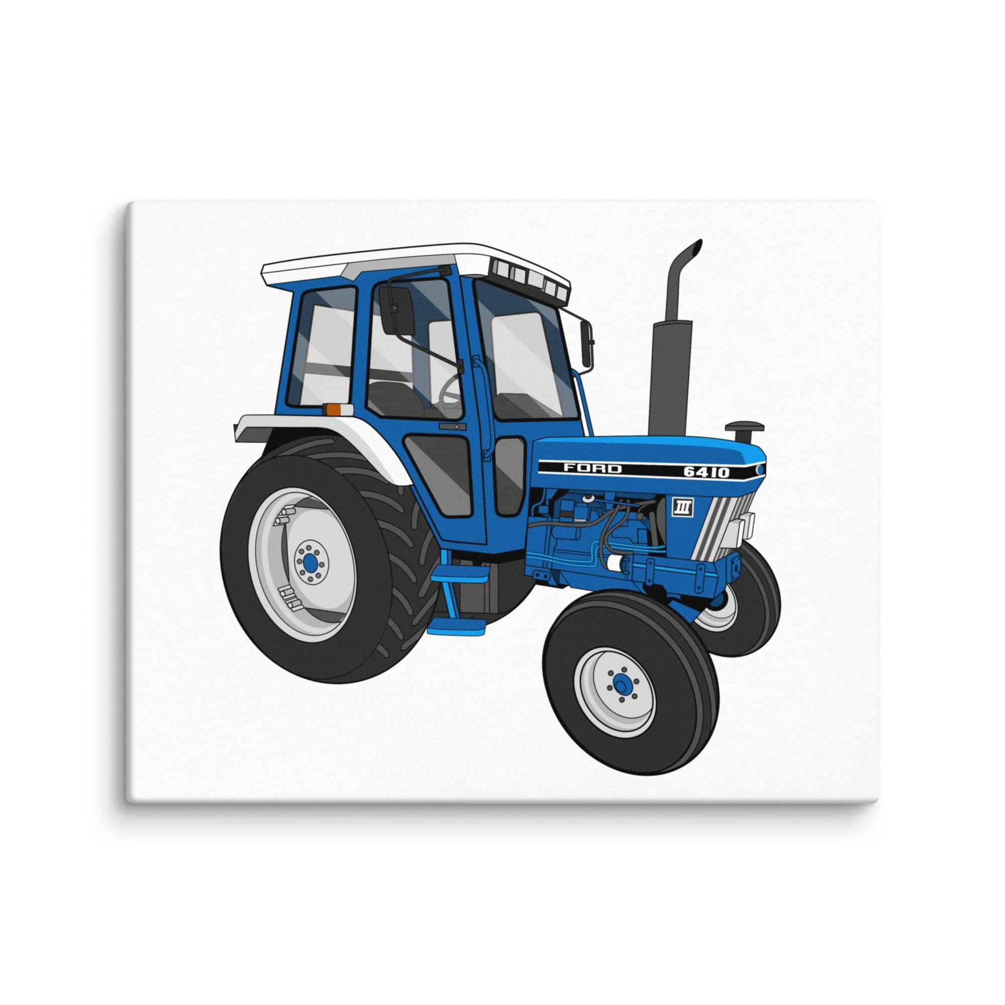 The Tractor Mugs Store 16″×20″ Ford 6410 2WD | Canvas Quality Farmers Merch