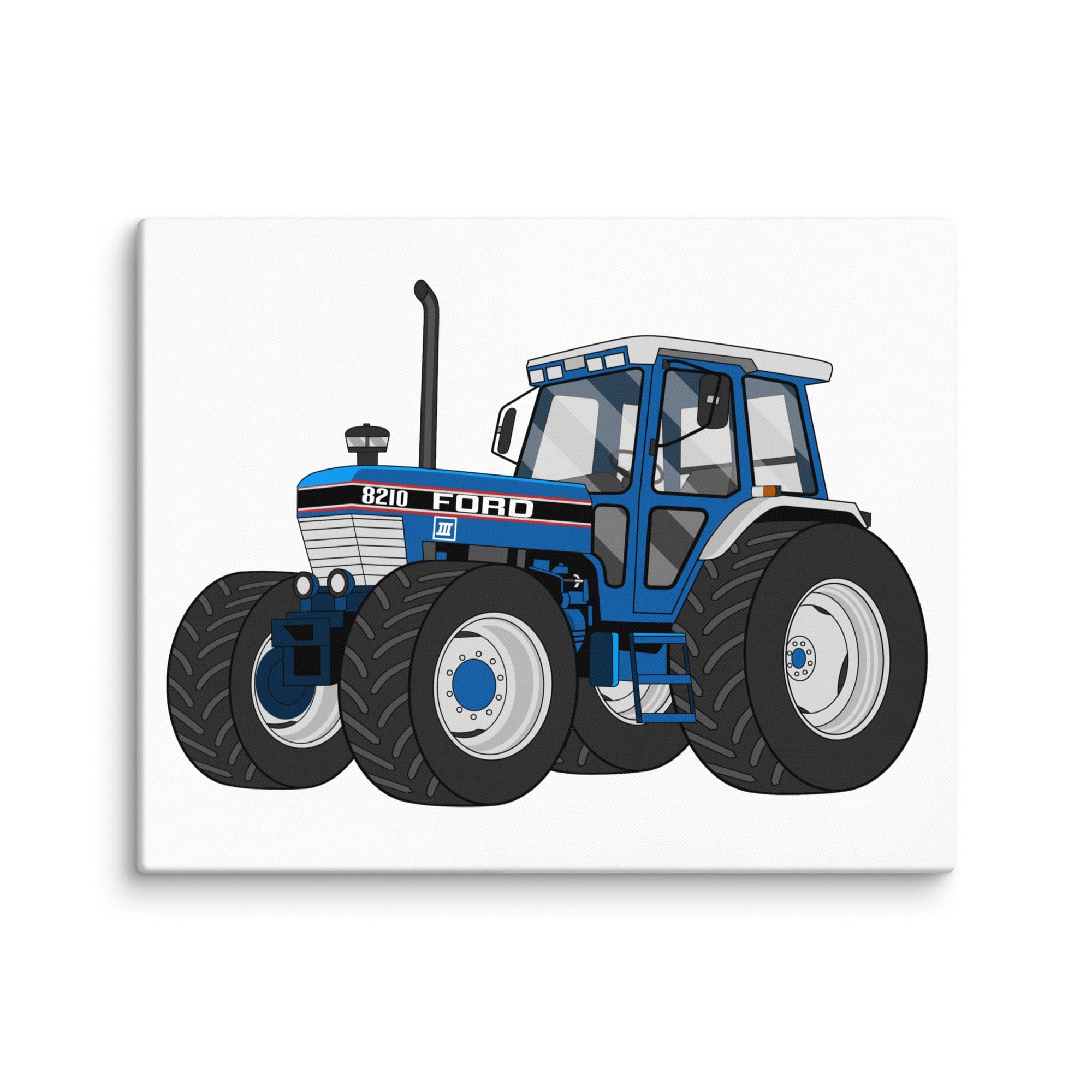 The Tractor Mugs Store 16″×20″ Ford 8210 4WD | Canvas Quality Farmers Merch