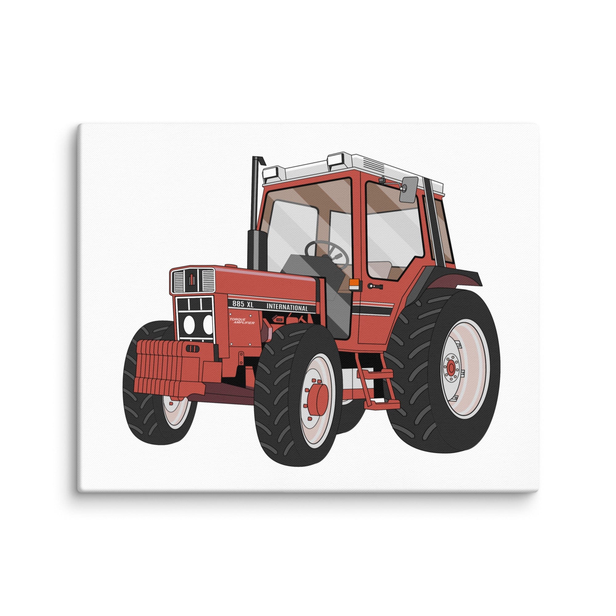 The Tractor Mugs Store 16″×20″ International 885 XL | 4WDCanvas Quality Farmers Merch