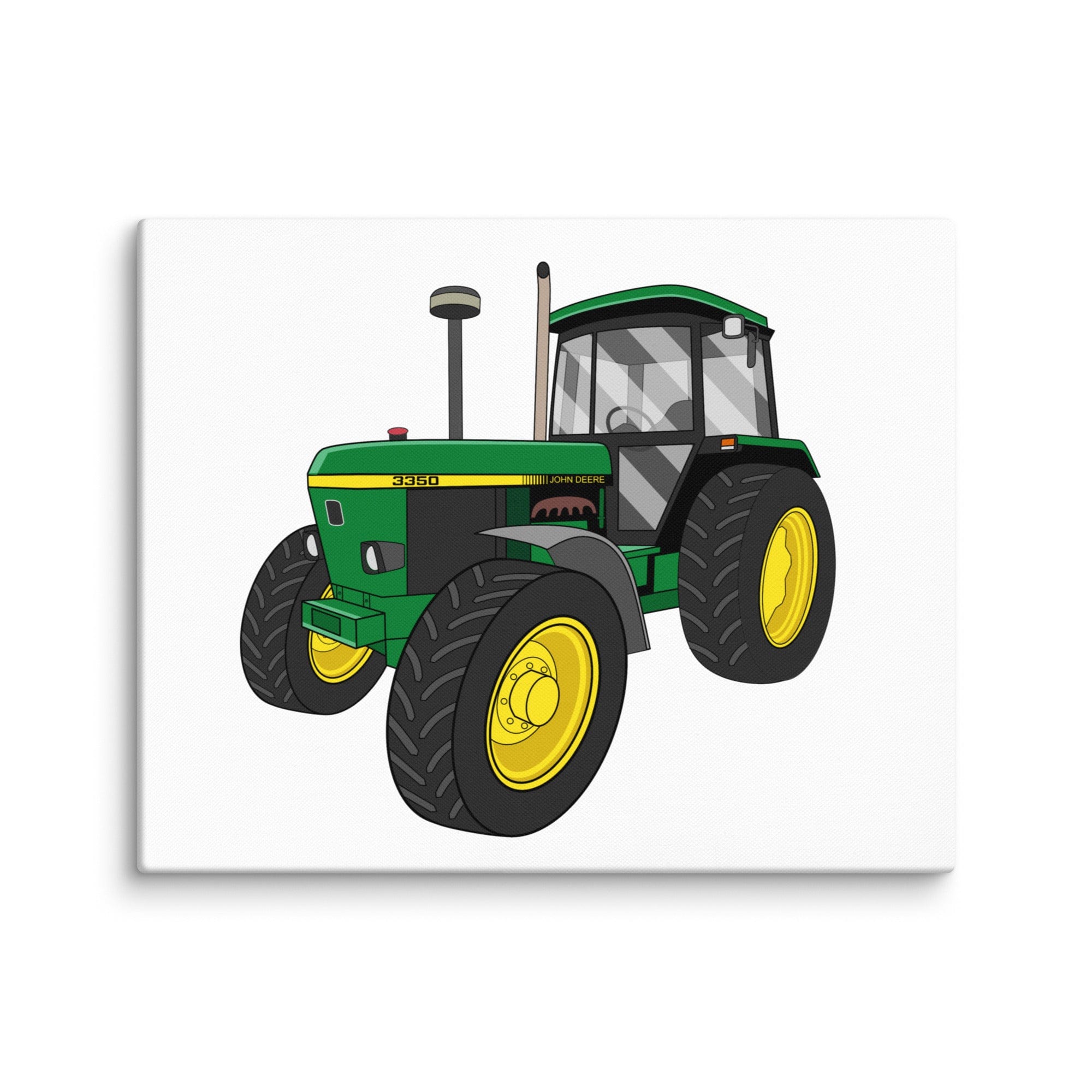 The Tractor Mugs Store 16″×20″ John Deere 3350 4WD | Canvas Quality Farmers Merch