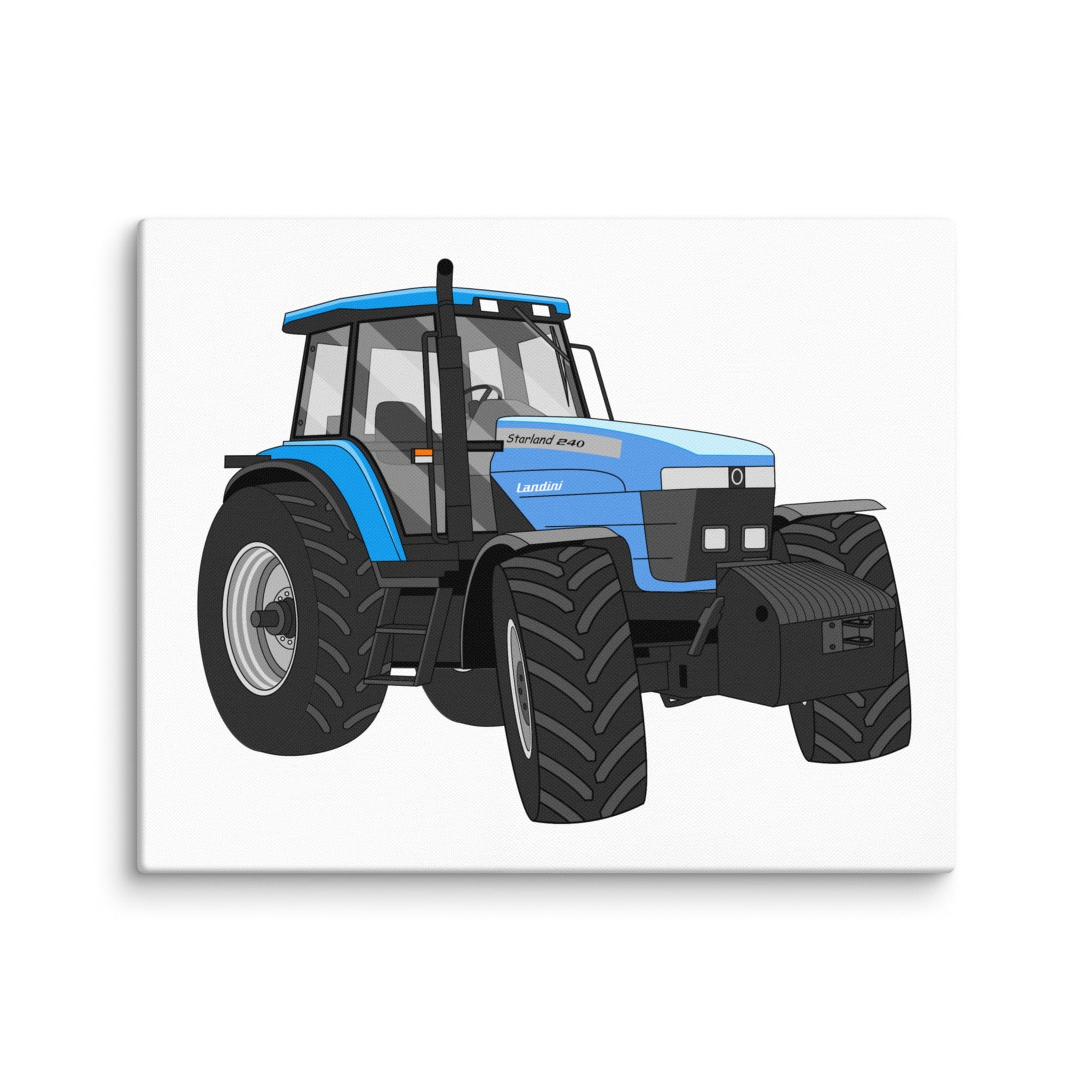 The Tractor Mugs Store 16″×20″ Landini Starland 240 | Canvas Quality Farmers Merch