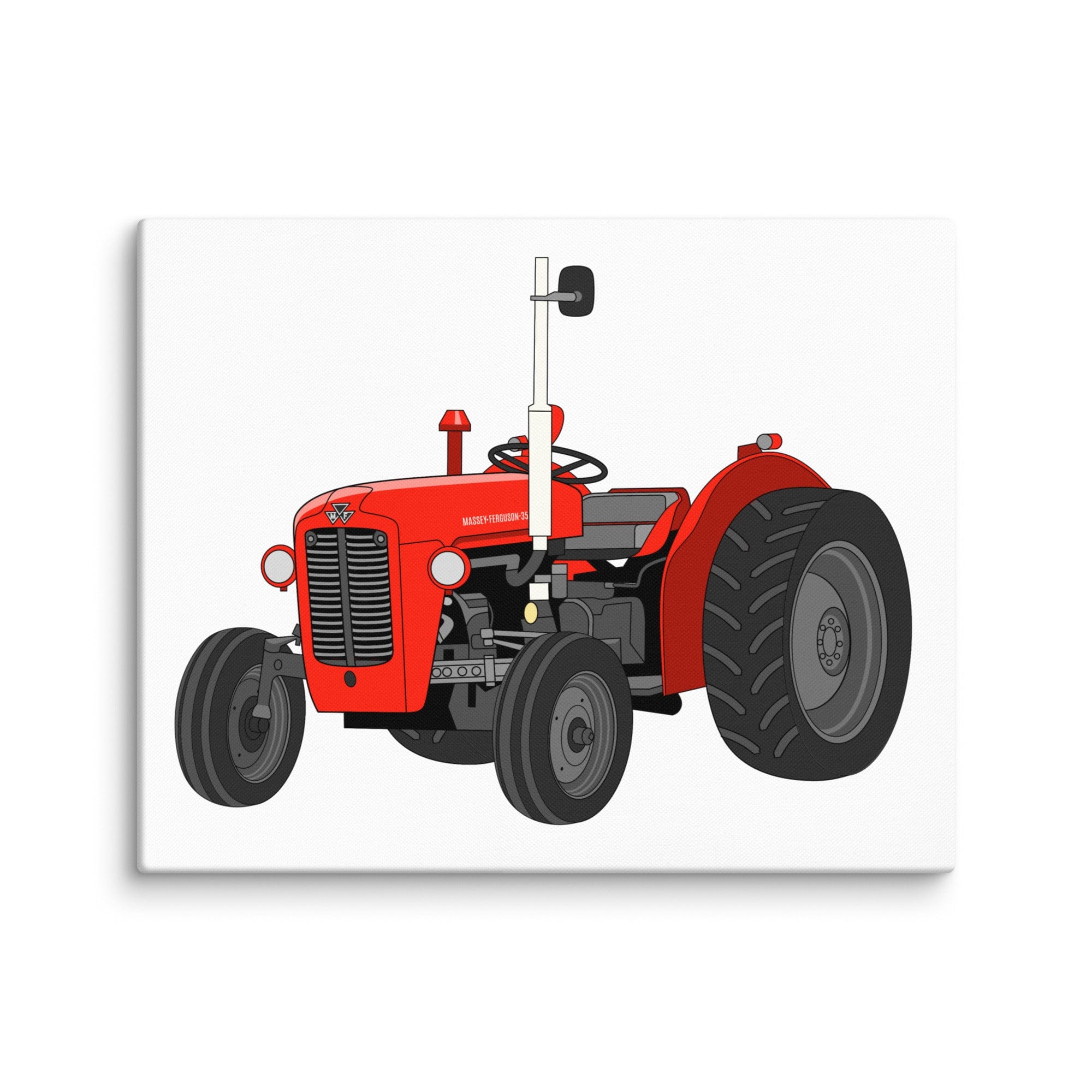 The Tractor Mugs Store 16″×20″ Massey Ferguson 35X | Canvas Quality Farmers Merch