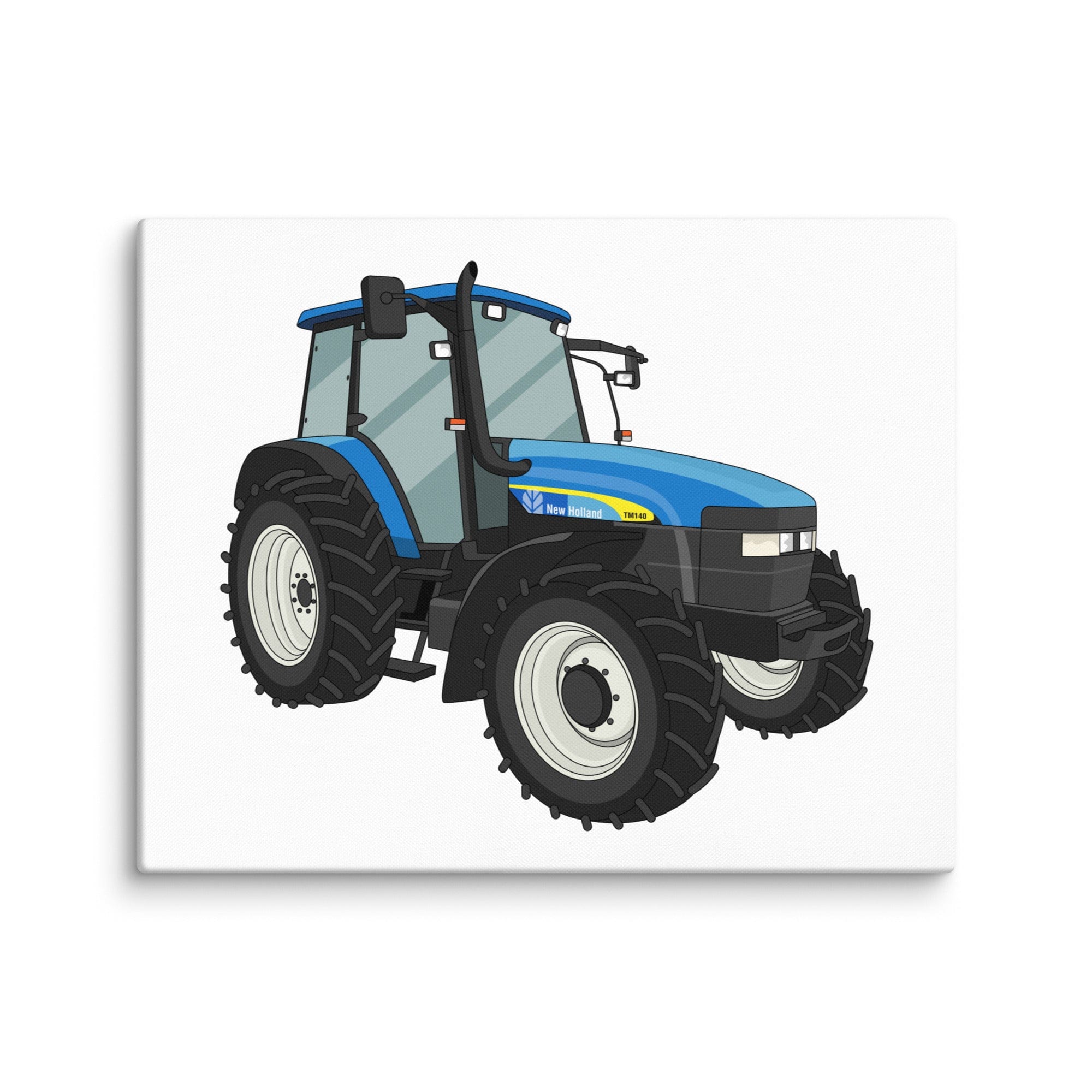 The Tractor Mugs Store 16″×20″ New Holland TM 140 | Canvas Quality Farmers Merch