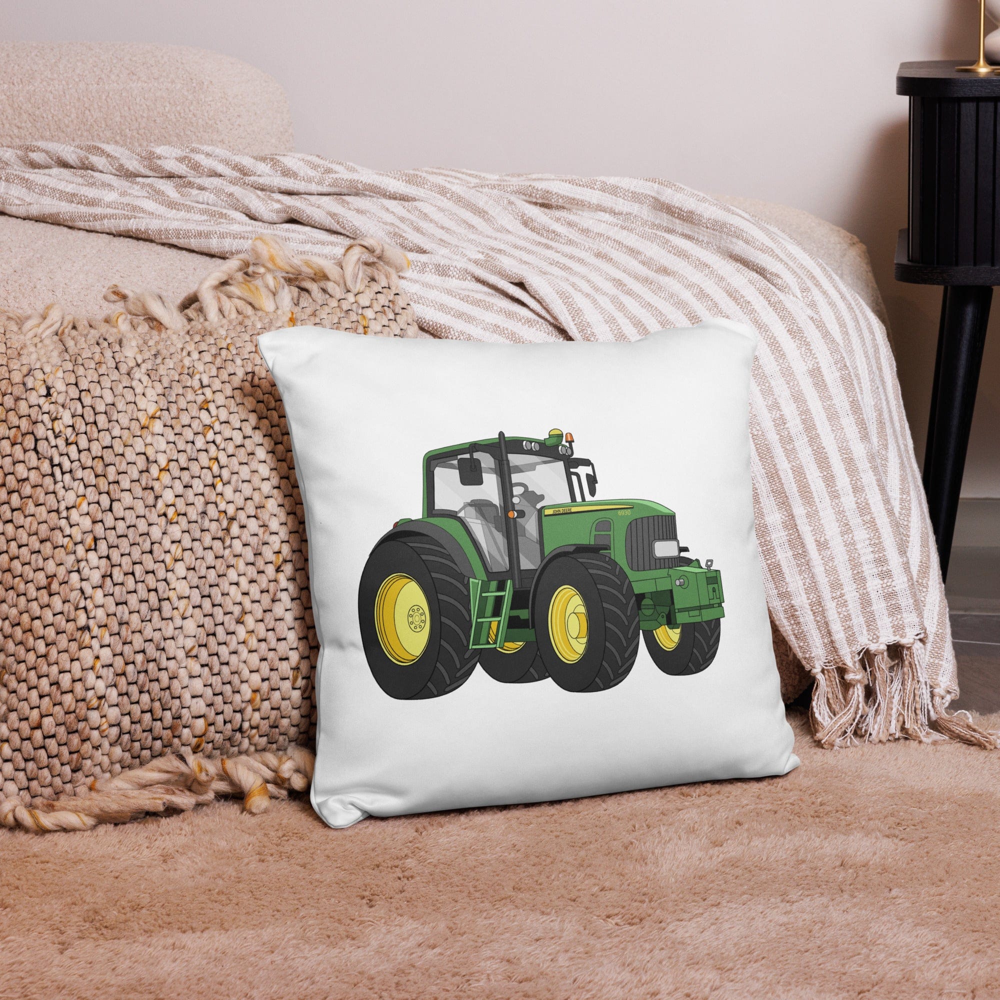 The Tractor Mugs Store 18″×18″ John Deere 6930 Premium | Pillow Case Quality Farmers Merch