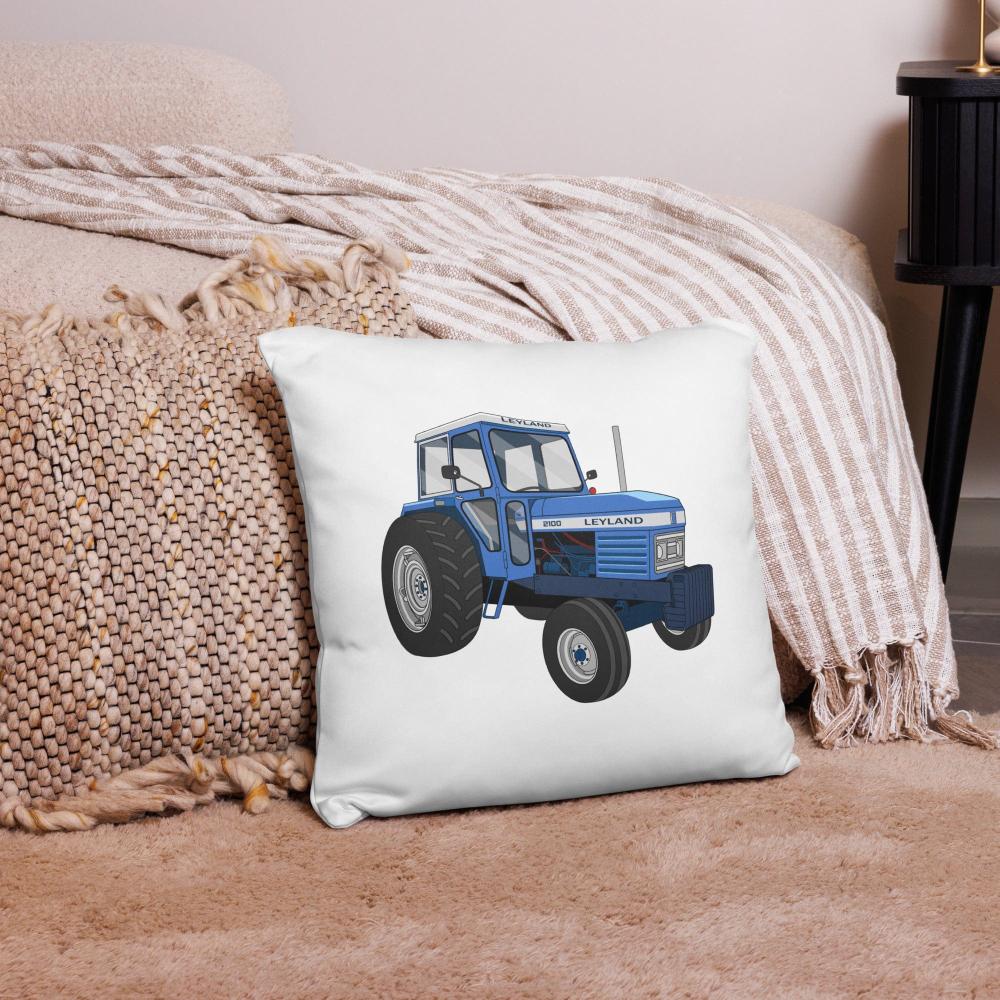 The Tractor Mugs Store 18″×18″ Leyland 2100 | Pillow Case Quality Farmers Merch
