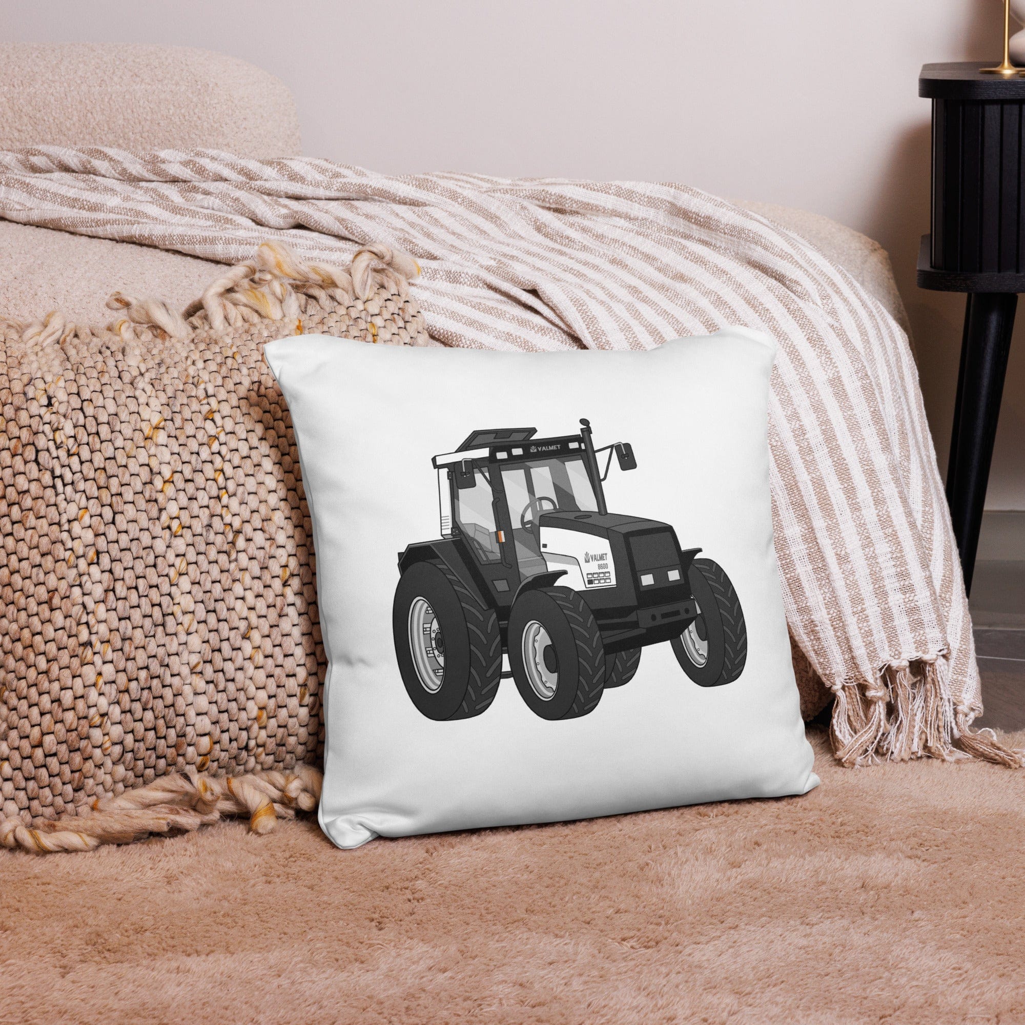 The Tractor Mugs Store 18″×18″ Valmet Mega 8600 | Pillow Case Quality Farmers Merch