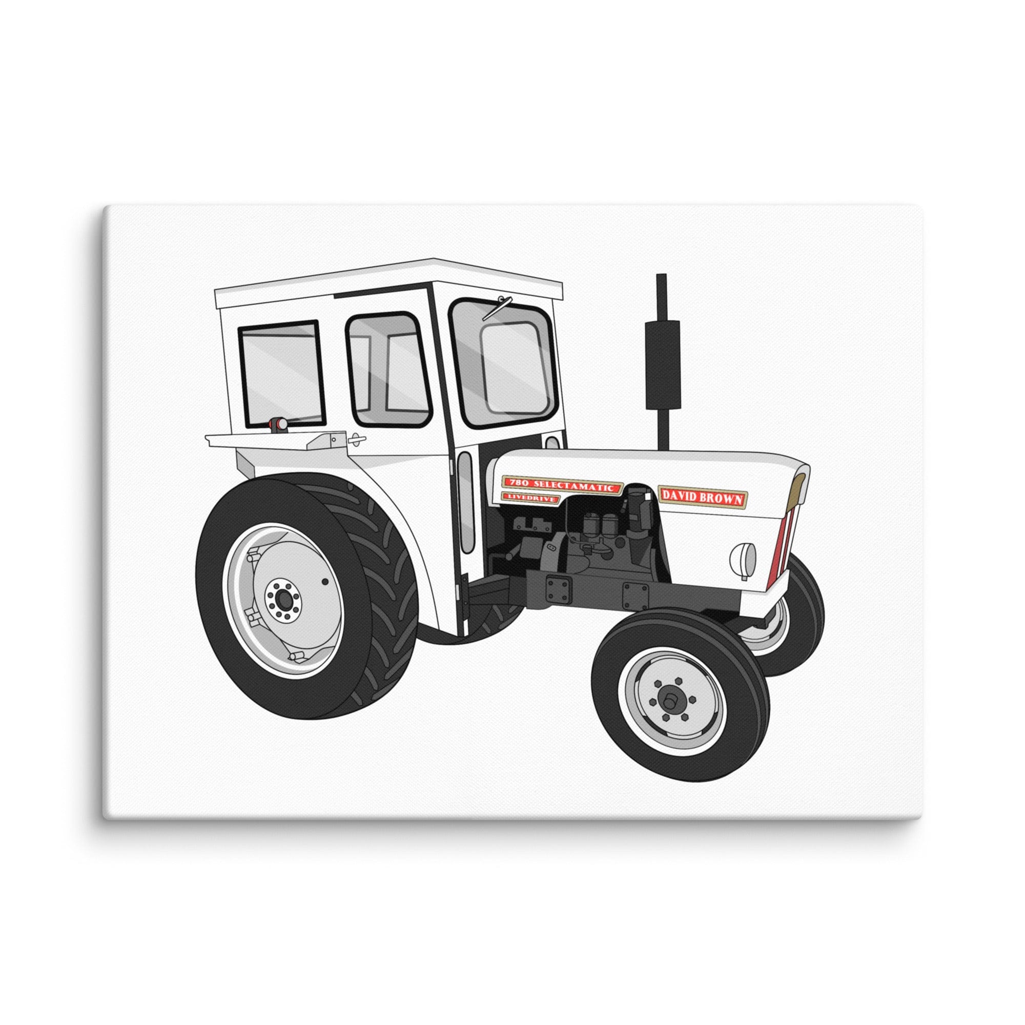 The Tractor Mugs Store 18″×24″ David Brown 780 Selectamatic | Canvas Quality Farmers Merch