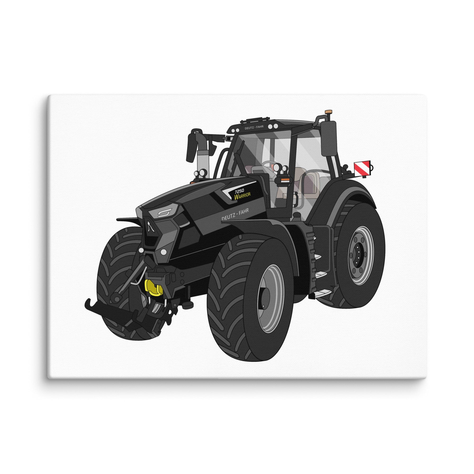 The Tractor Mugs Store 18″×24″ Deutz-Fahr 7250 TTV Warrior Edition | Canvas Quality Farmers Merch