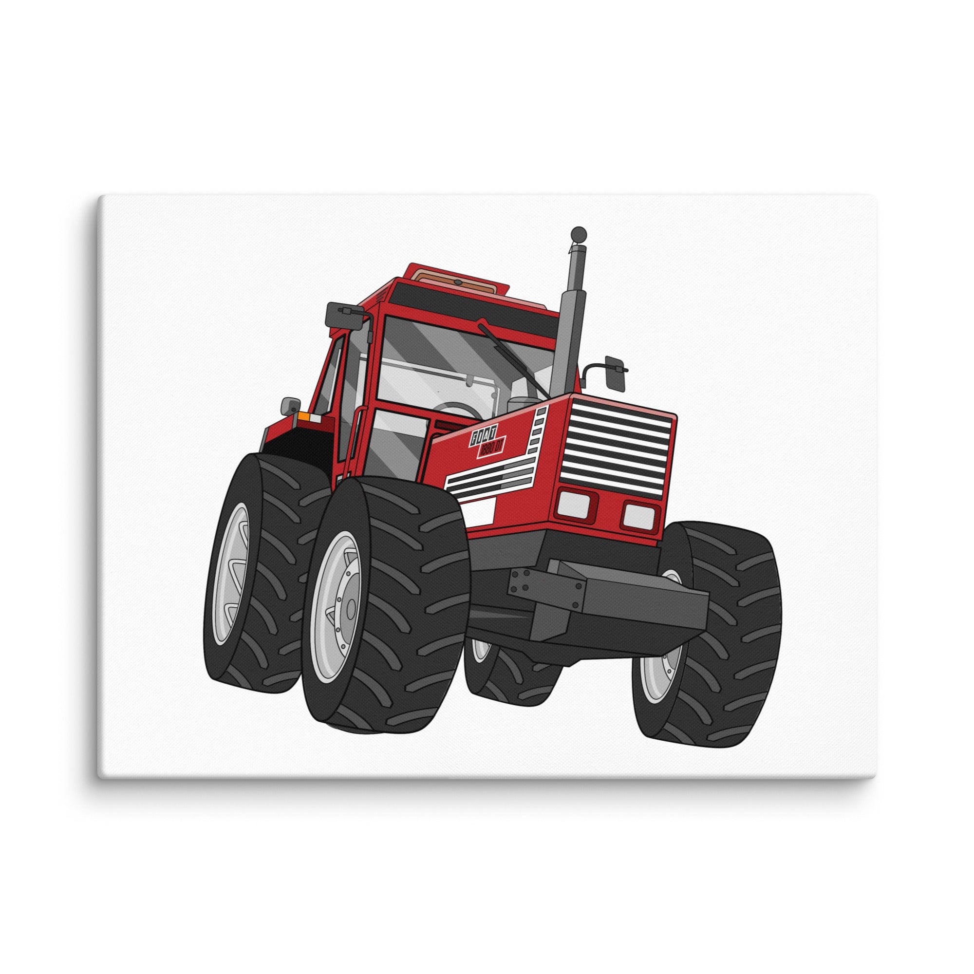 The Tractor Mugs Store 18″×24″ FIAT 1880 4WD | Canvas Quality Farmers Merch