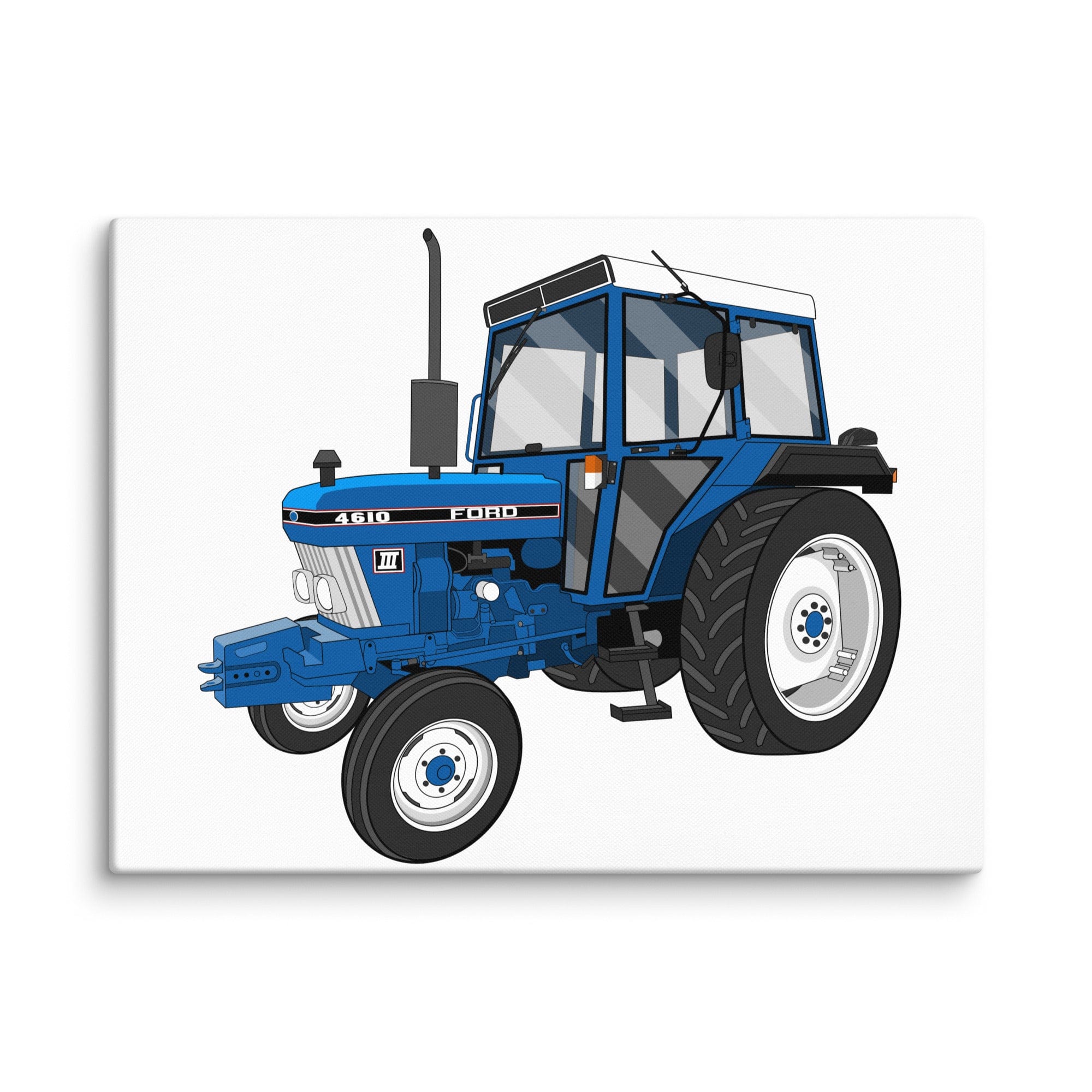 The Tractor Mugs Store 18″×24″ Ford 4610 2WD | Canvas Quality Farmers Merch