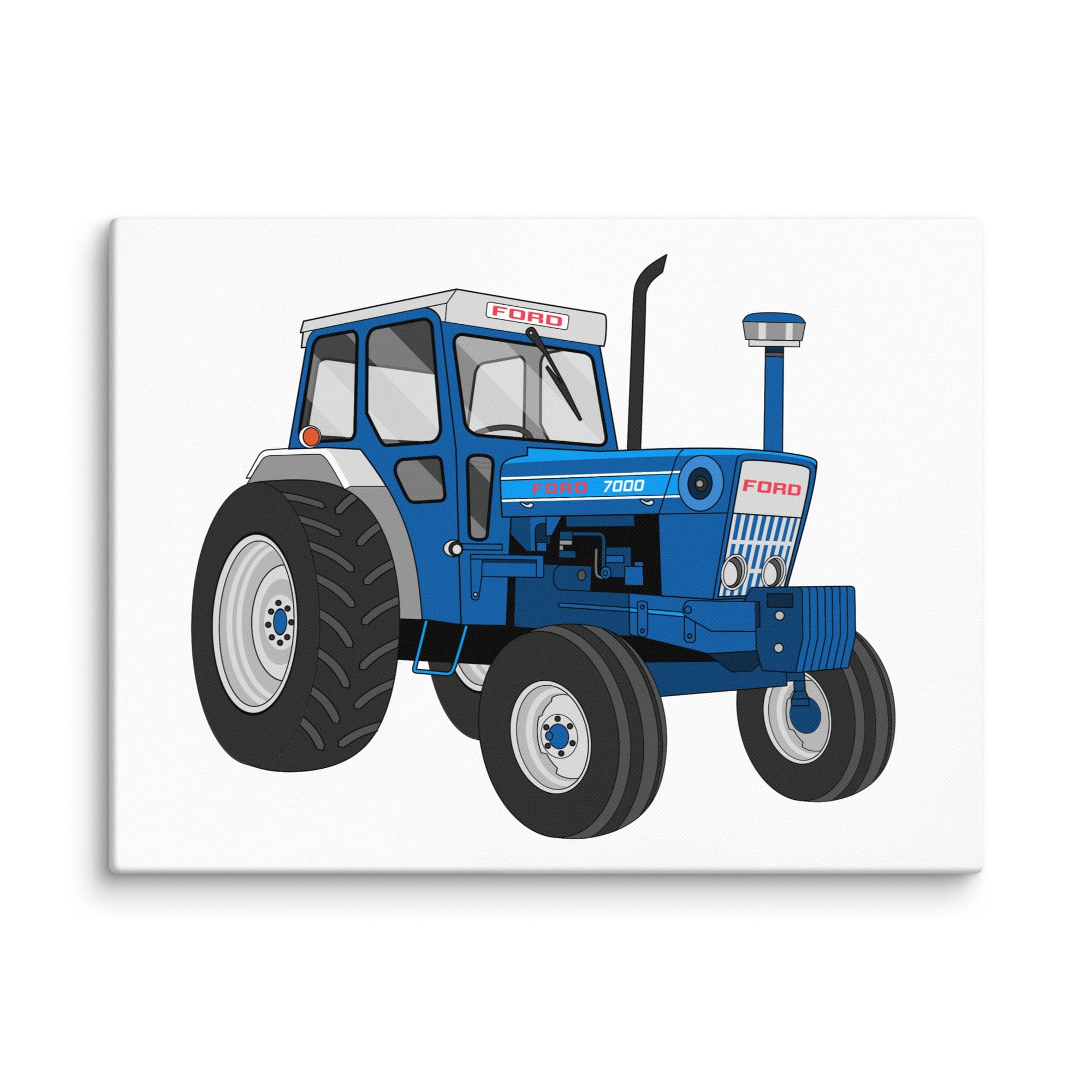 The Tractor Mugs Store 18″×24″ Ford 7000 | Canvas Quality Farmers Merch