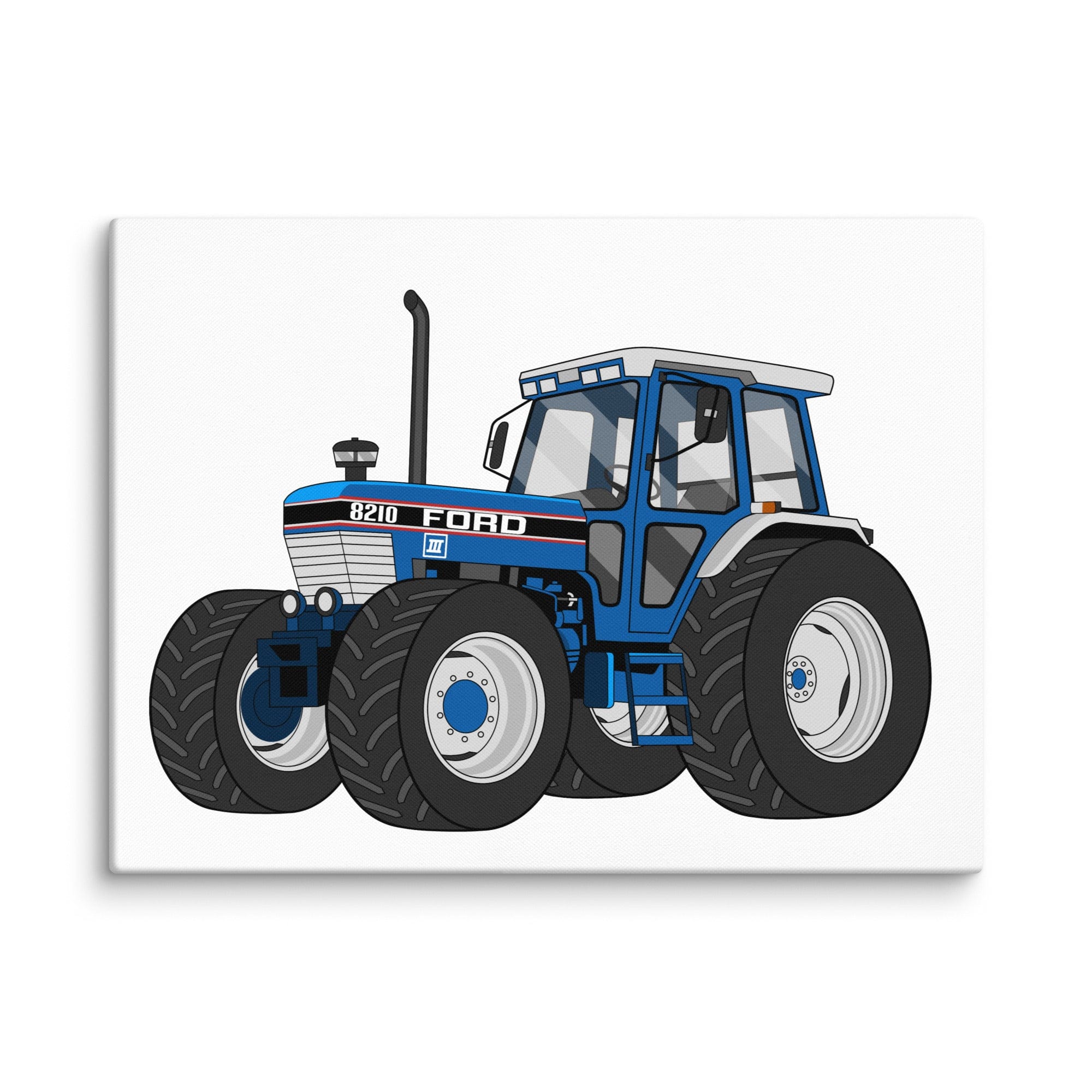 The Tractor Mugs Store 18″×24″ Ford 8210 4WD | Canvas Quality Farmers Merch