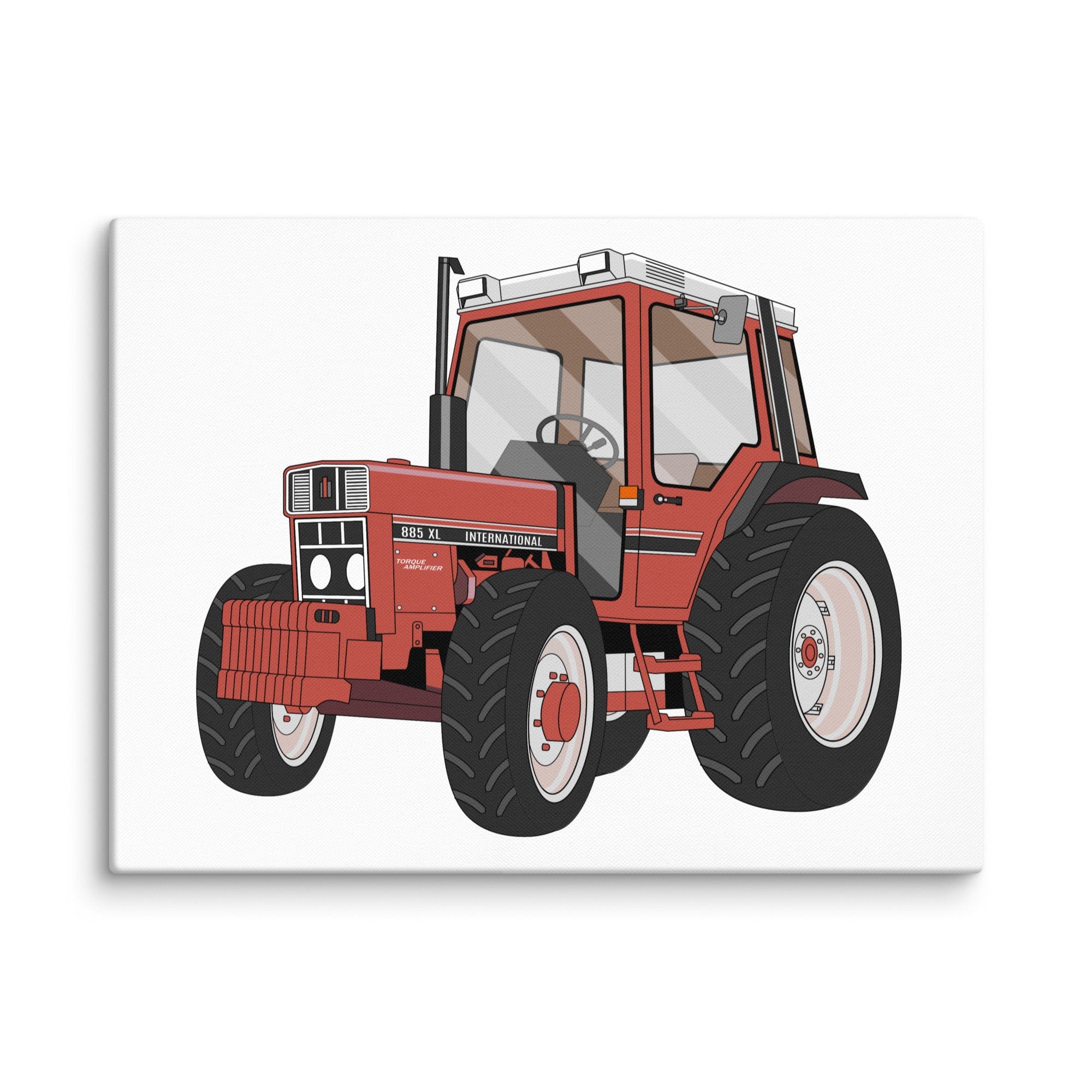 The Tractor Mugs Store 18″×24″ International 885 XL | 4WDCanvas Quality Farmers Merch