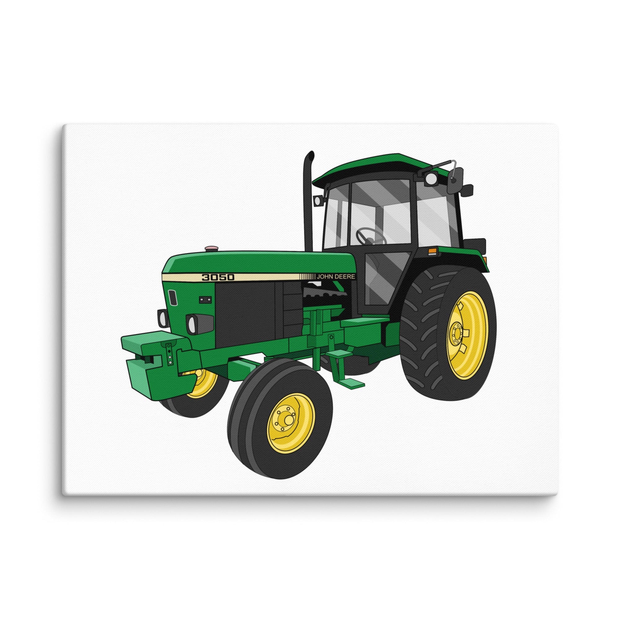 The Tractor Mugs Store 18″×24″ John Deere 3050 2WD | Canvas Quality Farmers Merch