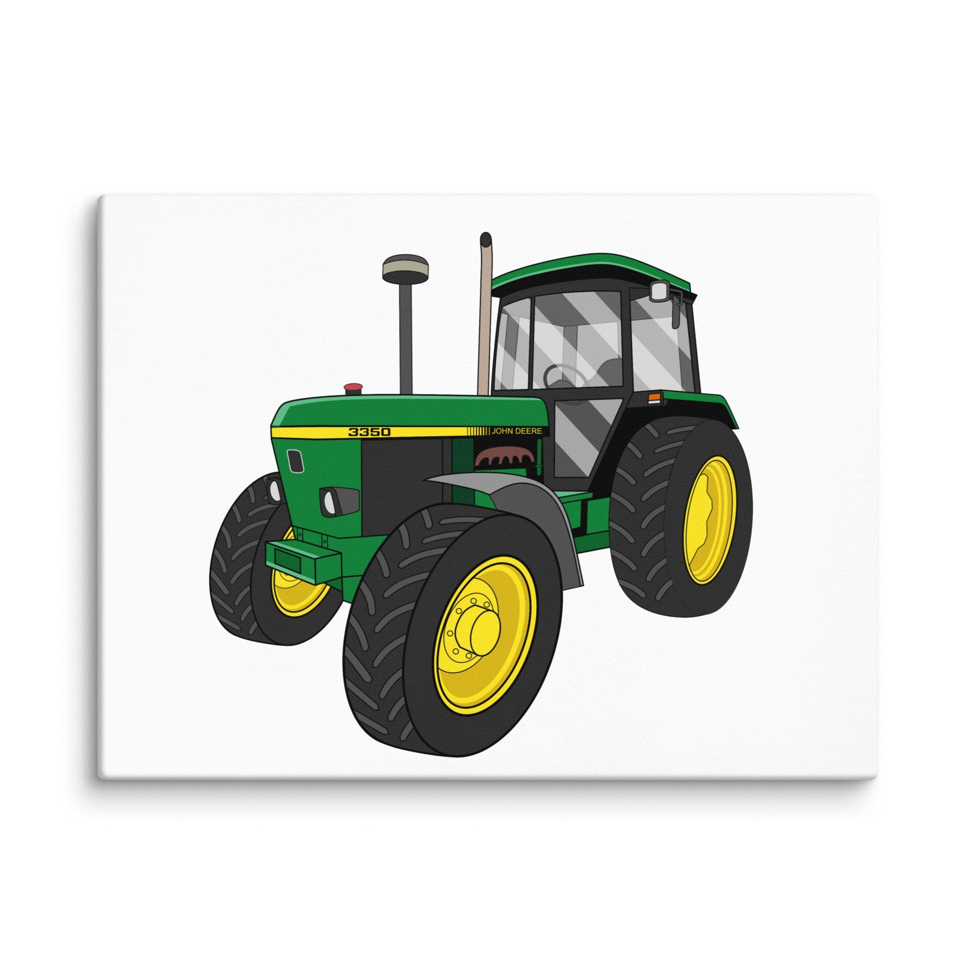The Tractor Mugs Store 18″×24″ John Deere 3350 4WD | Canvas Quality Farmers Merch