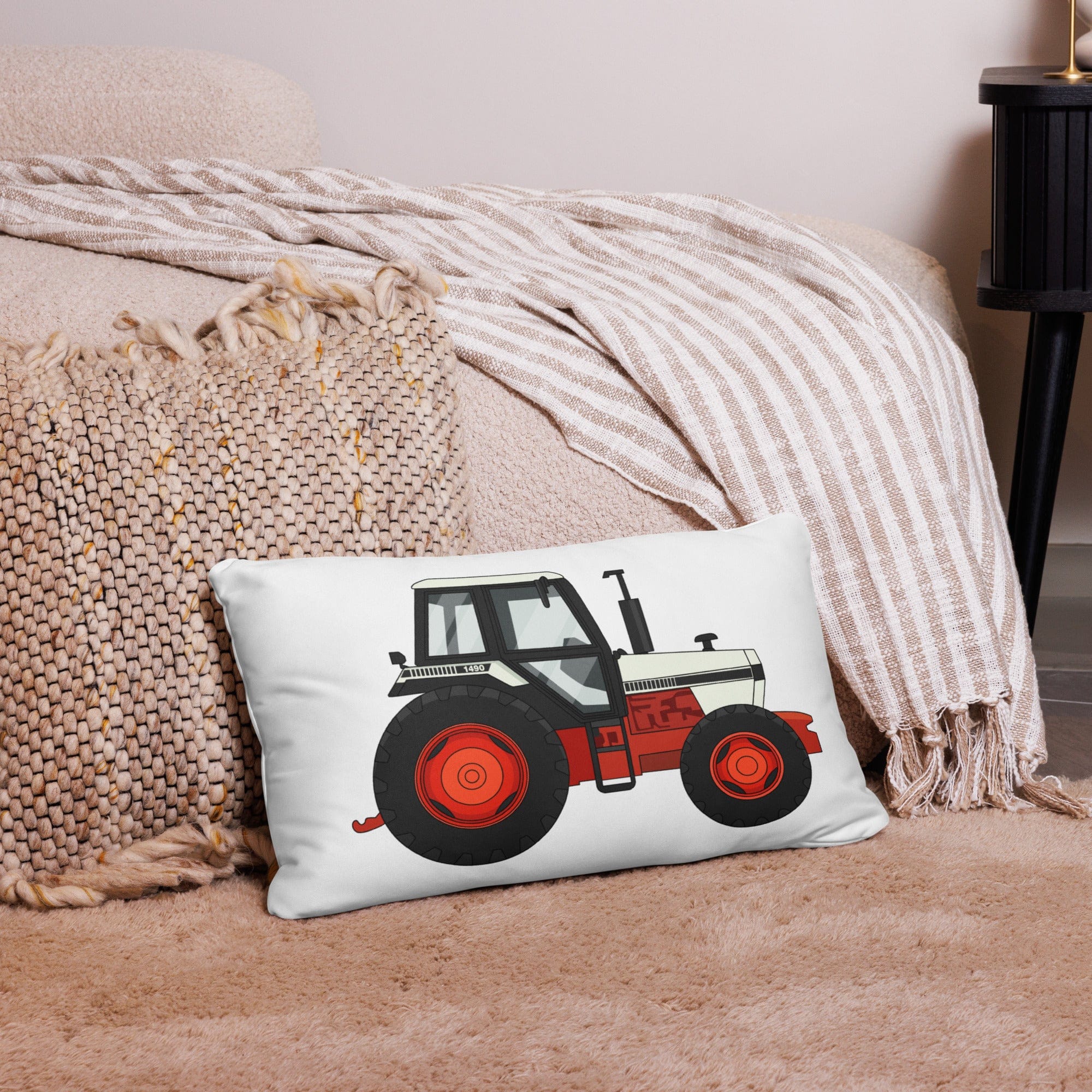 The Tractor Mugs Store 20″×12″ David Brown 1490 4WD | Pillow Case Quality Farmers Merch