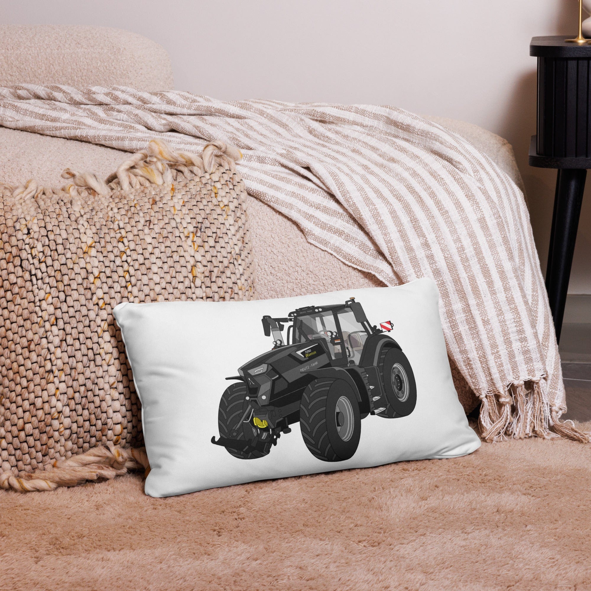 The Tractor Mugs Store 20″×12″ Deutz-Fahr 7250 TTV Warrior Edition | Pillow Case Quality Farmers Merch
