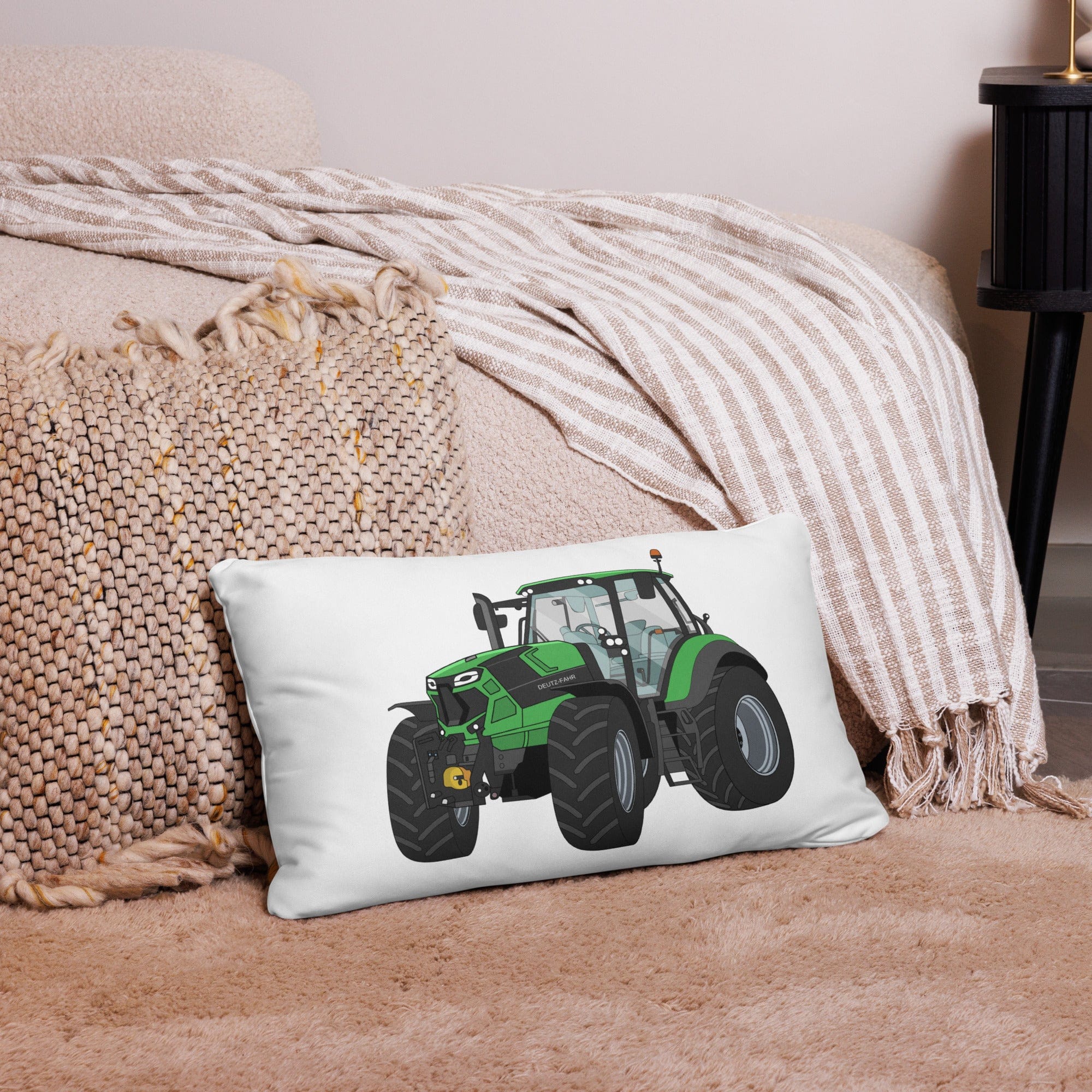 The Tractor Mugs Store 20″×12″ Deutz - Fahr Agrotron 7250 Ttv | Pillow Case Quality Farmers Merch
