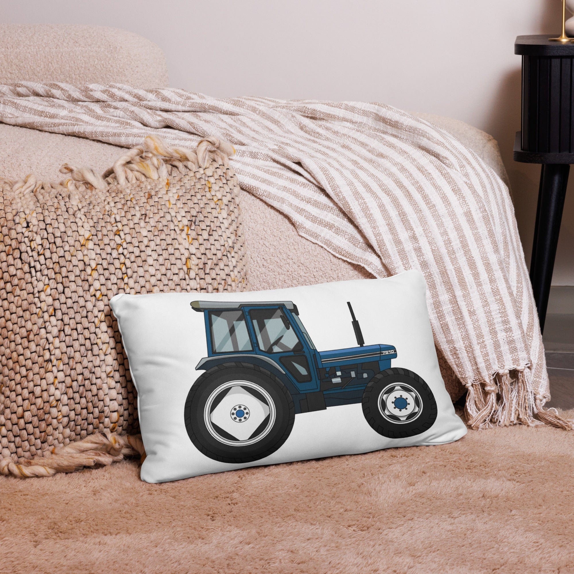 The Tractor Mugs Store 20″×12″ Ford 7810 | Pillow Case Quality Farmers Merch