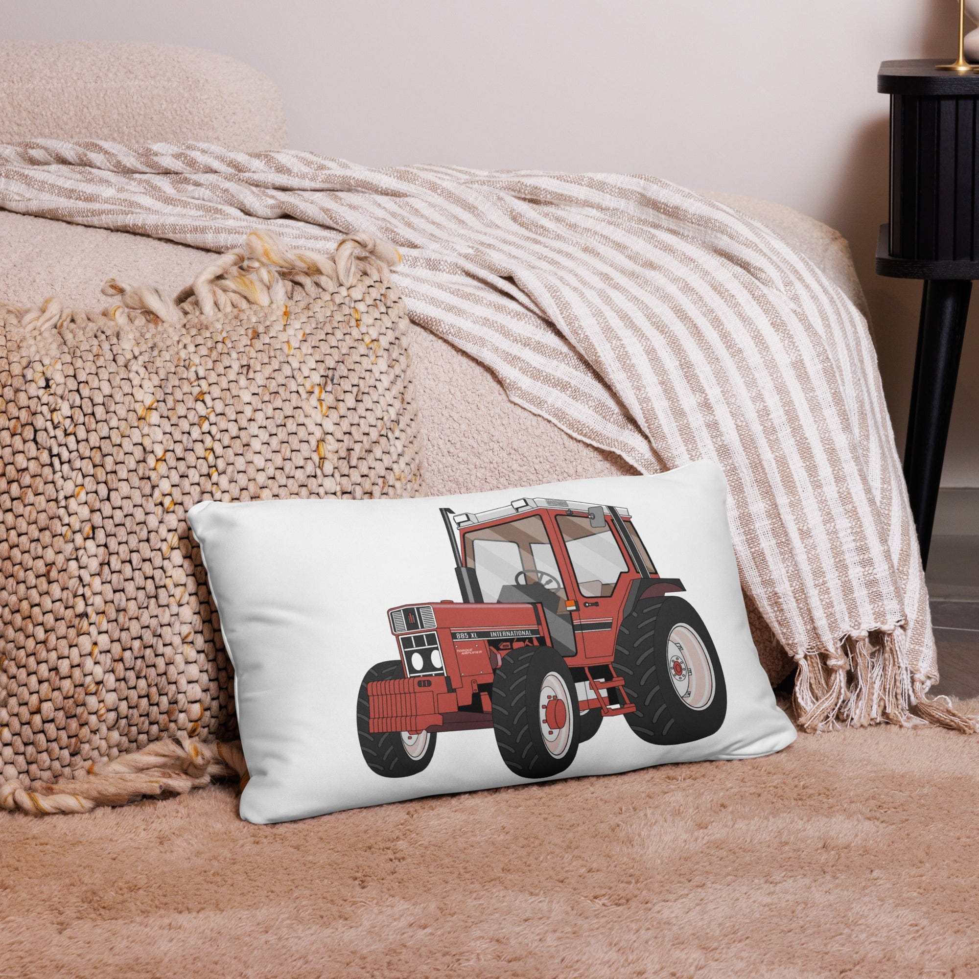 The Tractor Mugs Store 20″×12″ International 885 XL 4WD | Pillow Case Quality Farmers Merch