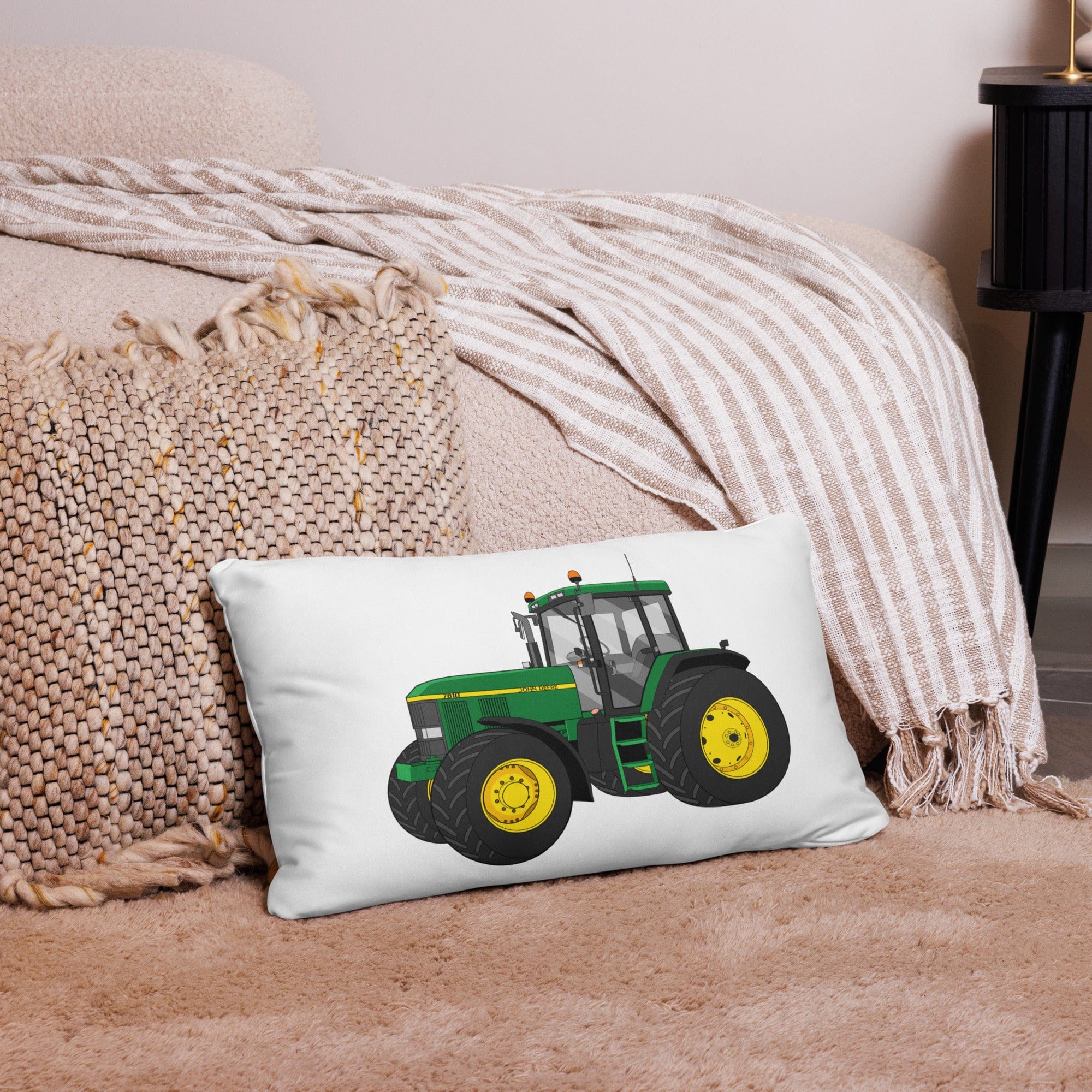 The Tractor Mugs Store 20″×12″ John Deere 7810 | Pillow Case Quality Farmers Merch