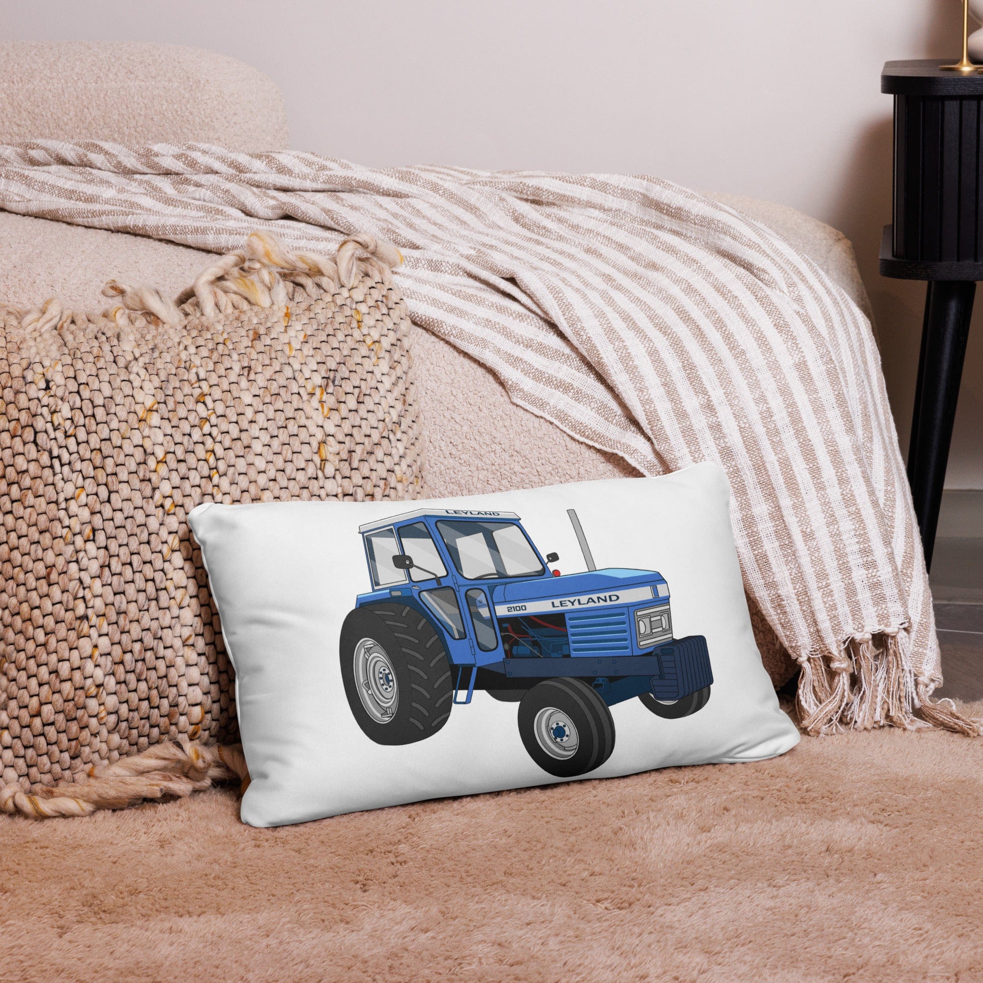 The Tractor Mugs Store 20″×12″ Leyland 2100 | Pillow Case Quality Farmers Merch
