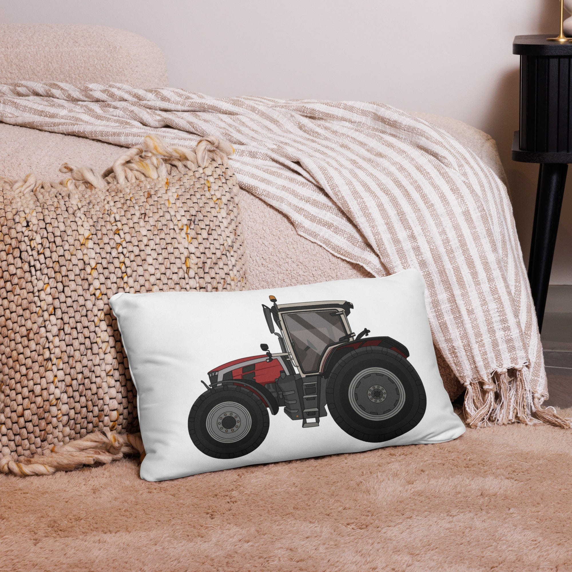 The Tractor Mugs Store 20″×12″ Massey Ferguson 8S 265 (2020) | Pillow Case Quality Farmers Merch