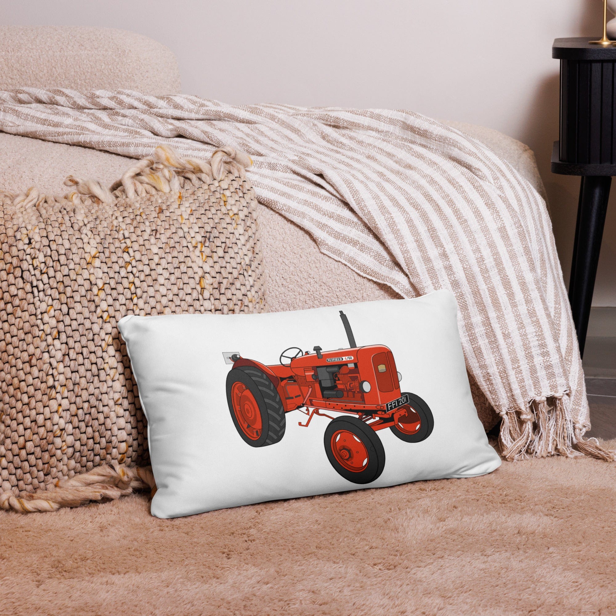 The Tractor Mugs Store 20″×12″ Nuffield 4_60 | Pillow Case Quality Farmers Merch