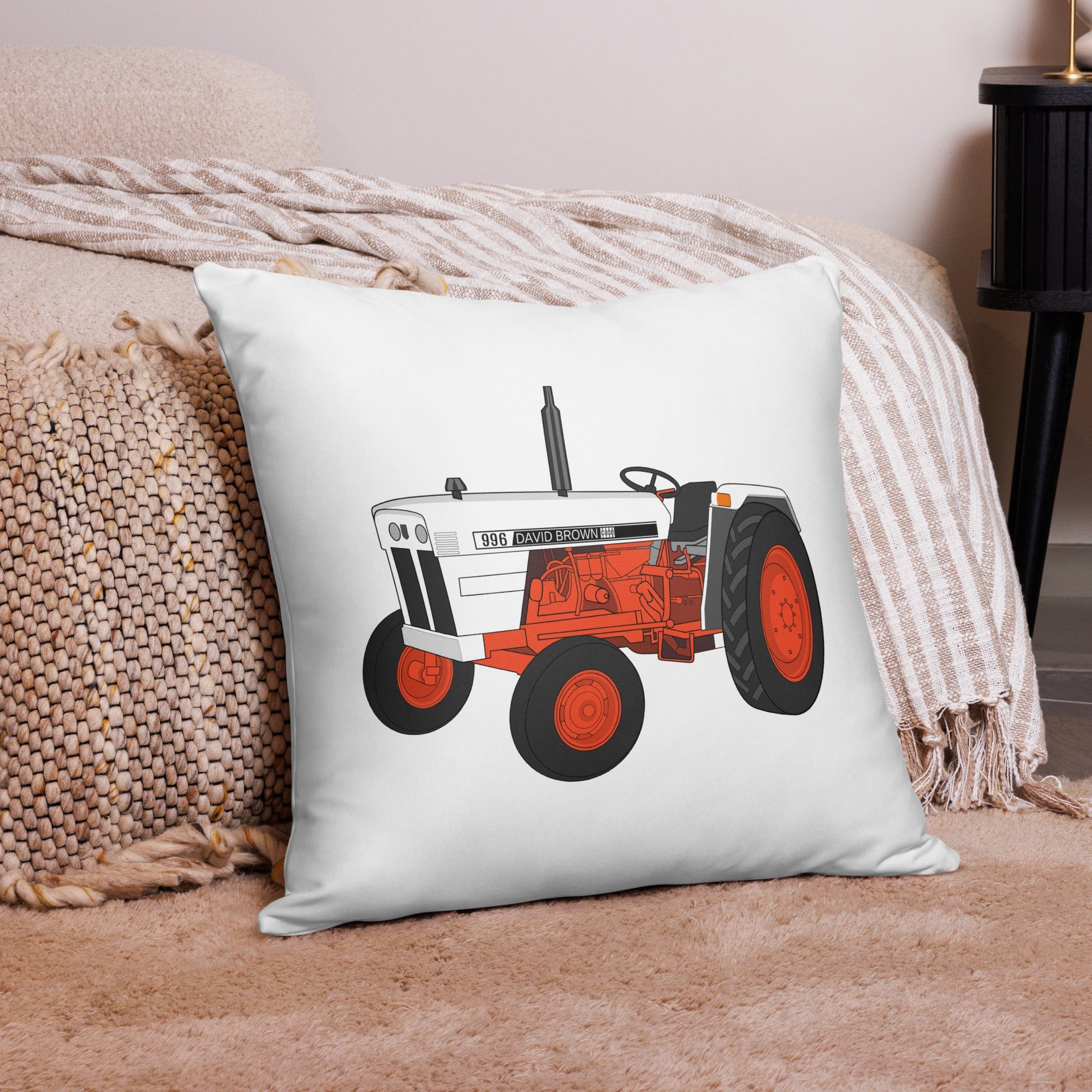 The Tractor Mugs Store 22″×22″ Case David Brown 996 (1974) | Pillow Case Quality Farmers Merch