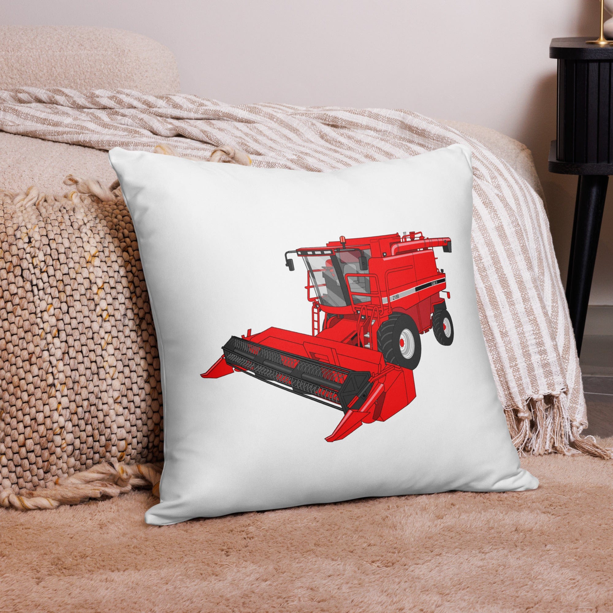 The Tractor Mugs Store 22″×22″ Case IH Axial Flow 2188 Harvester | Pillow Case Quality Farmers Merch