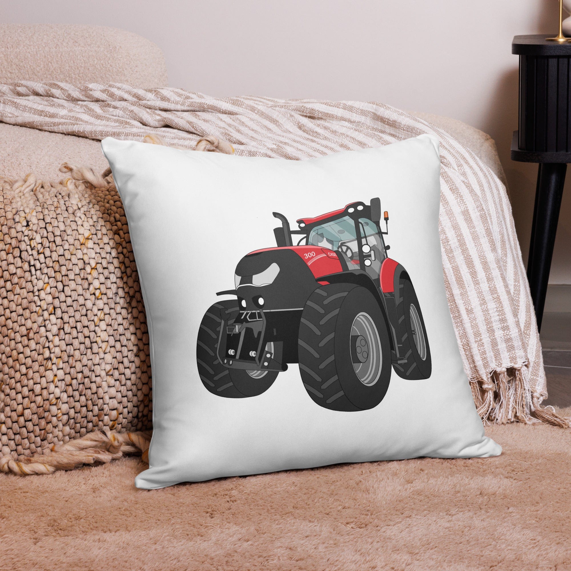 The Tractor Mugs Store 22″×22″ Case IH Optum 300 CVX | Pillow Case Quality Farmers Merch