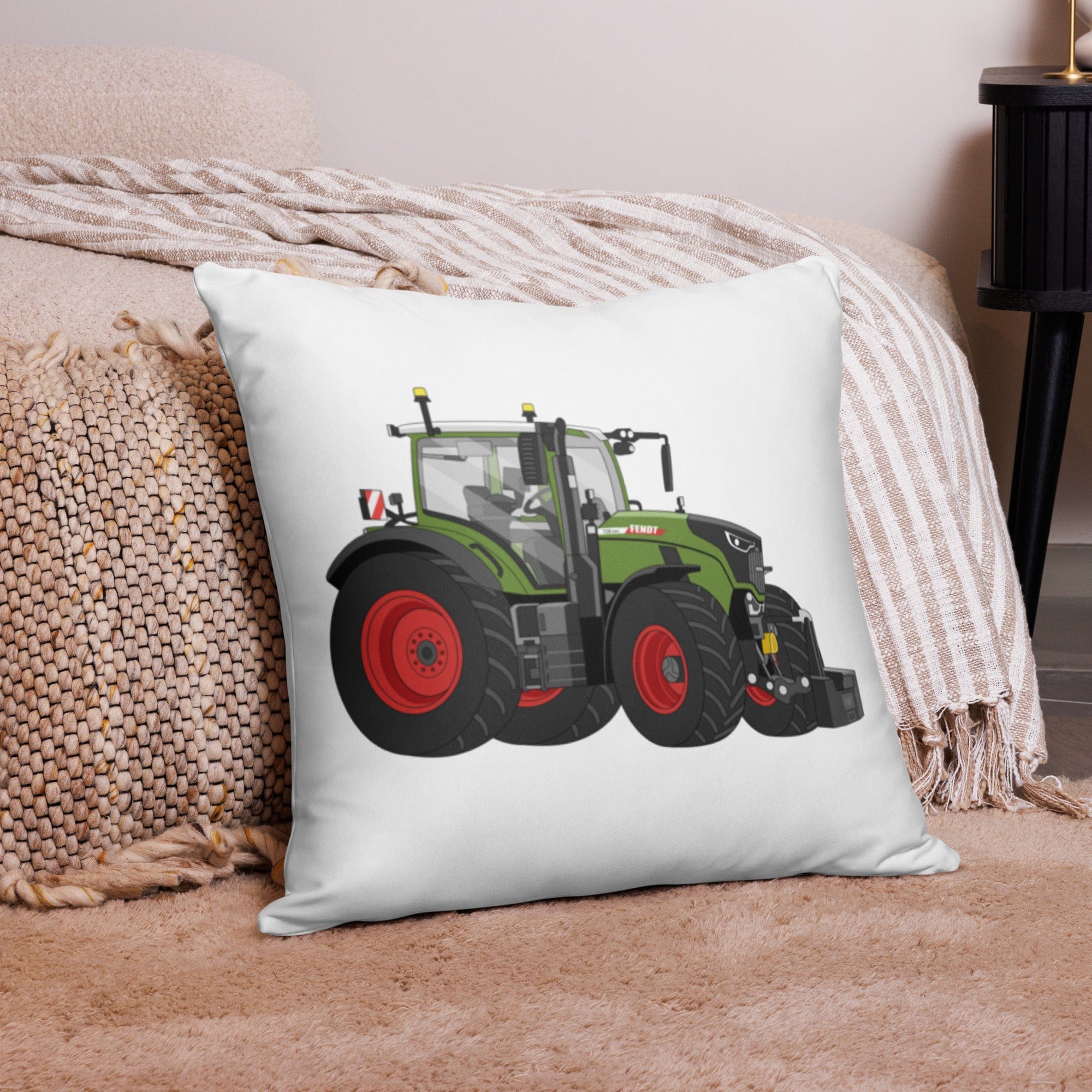 The Tractor Mugs Store 22″×22″ Fendt 728 Vario | Pillow Case Quality Farmers Merch