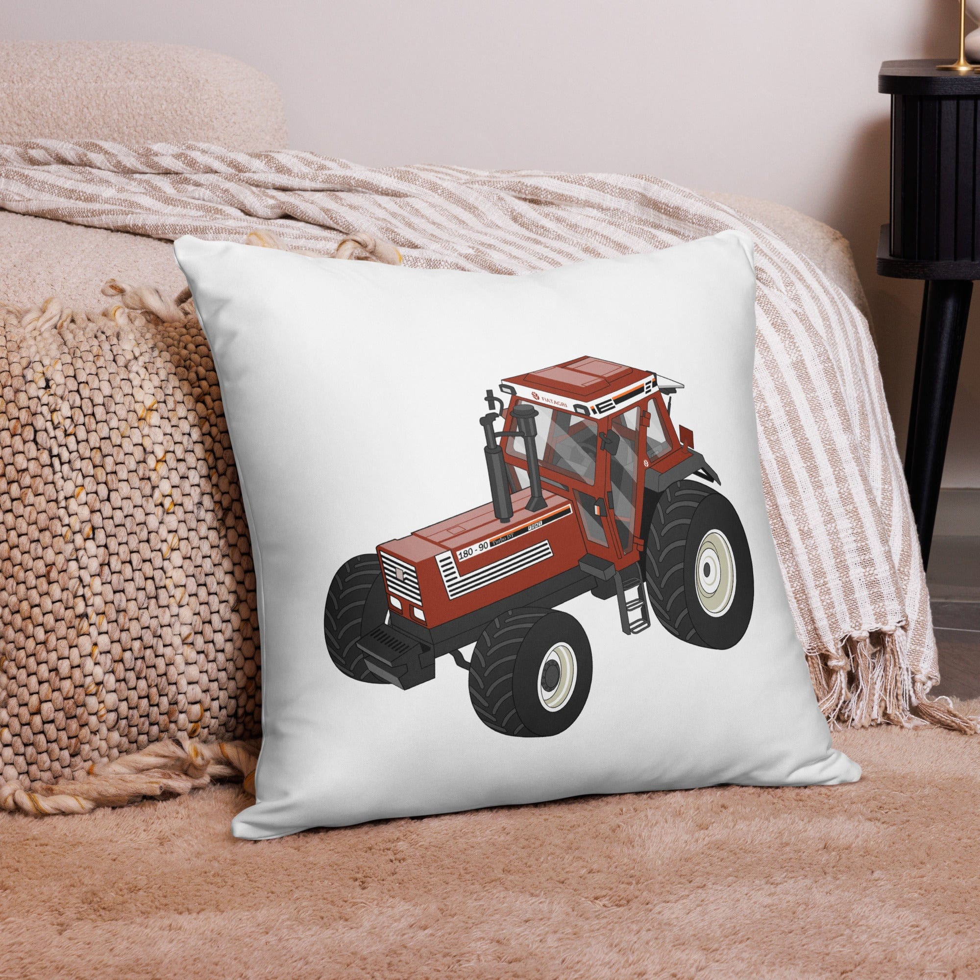 The Tractor Mugs Store 22″×22″ Fiat 180-90 | Pillow Case Quality Farmers Merch