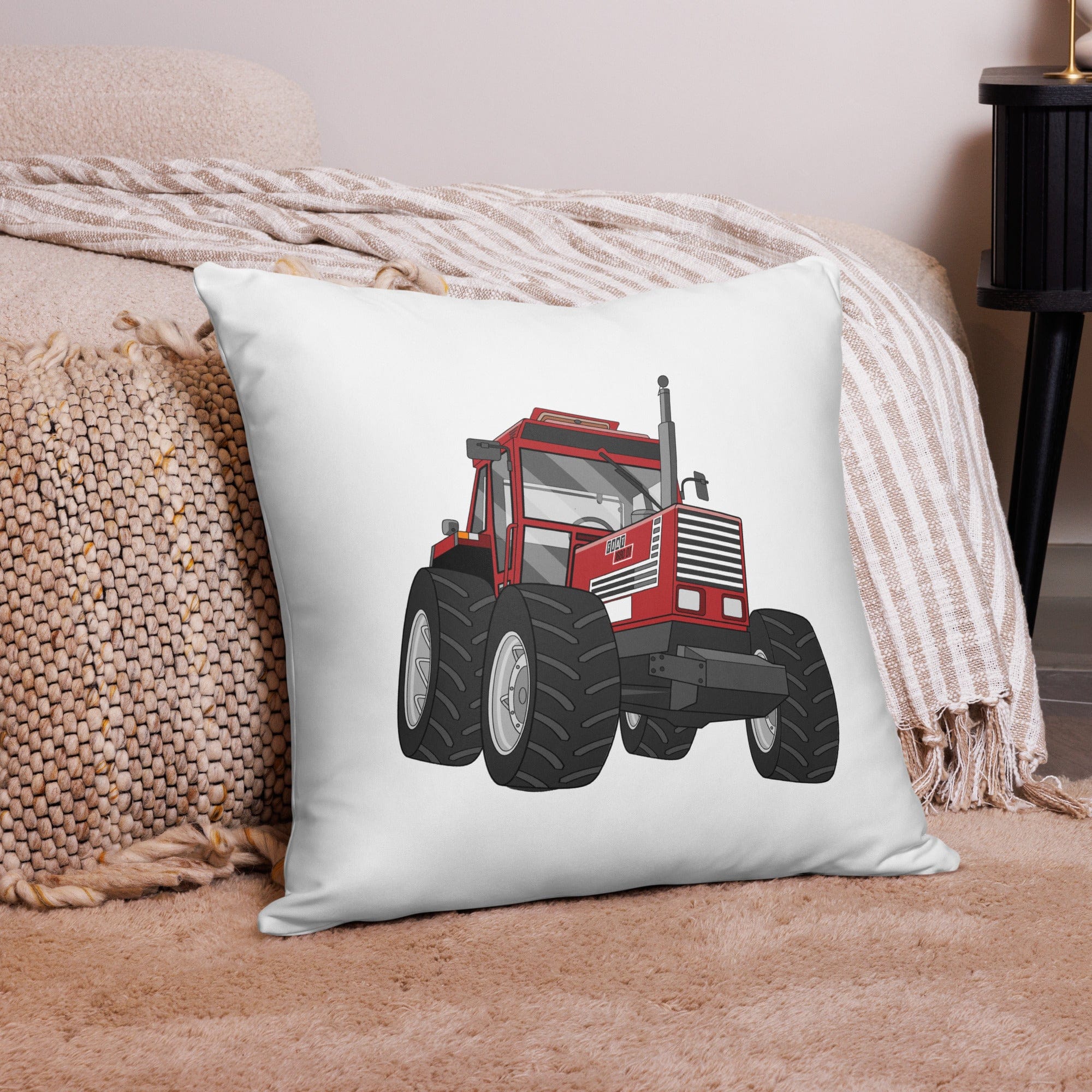 The Tractor Mugs Store 22″×22″ FIAT 1880 4WD | Pillow Case Quality Farmers Merch